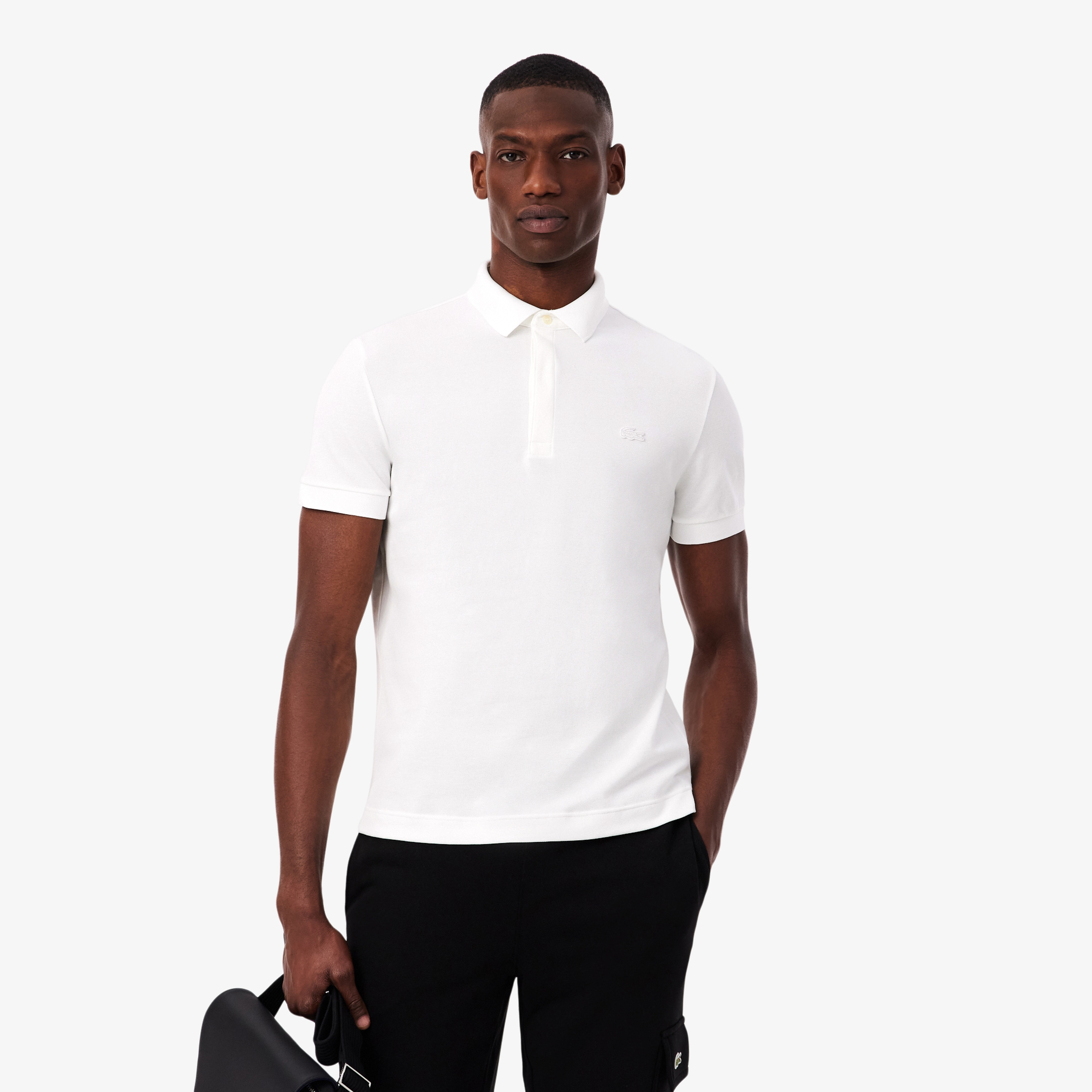 Erkek Regular Fit Beyaz Paris Polo