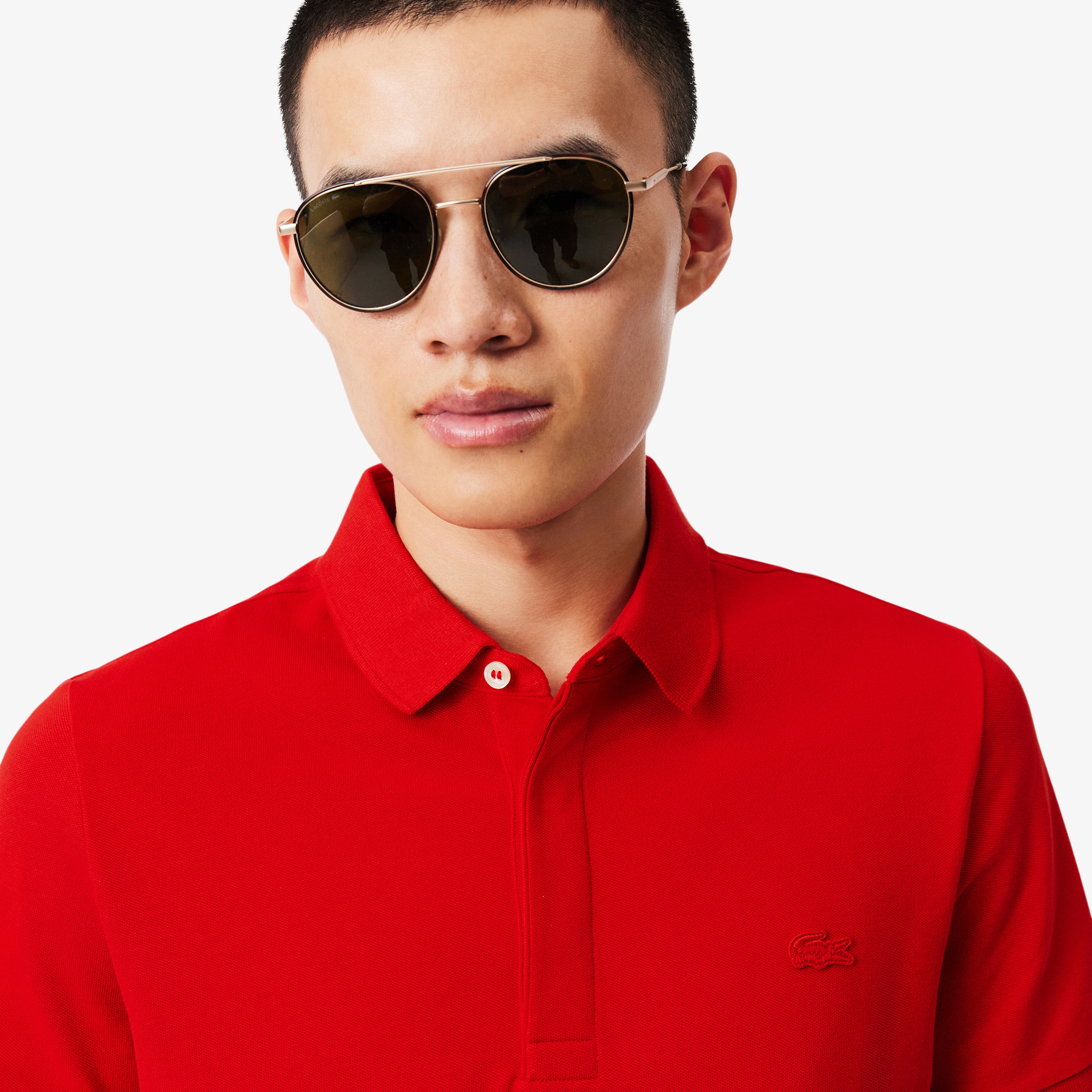 Erkek Regular Fit Kırmızı Paris Polo