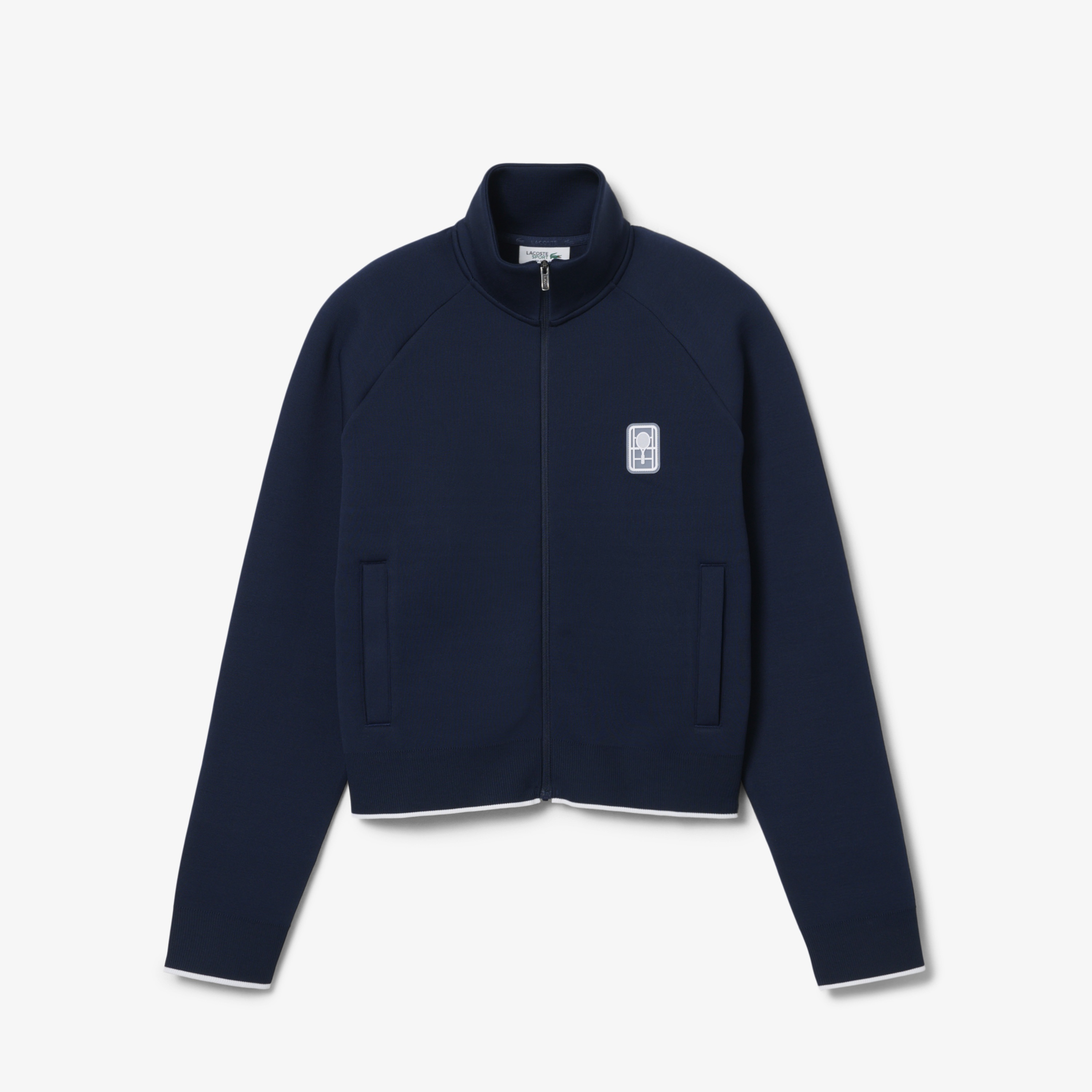 Kadın Relaxed Fit Fermuarlı Lacivert Sweatshirt