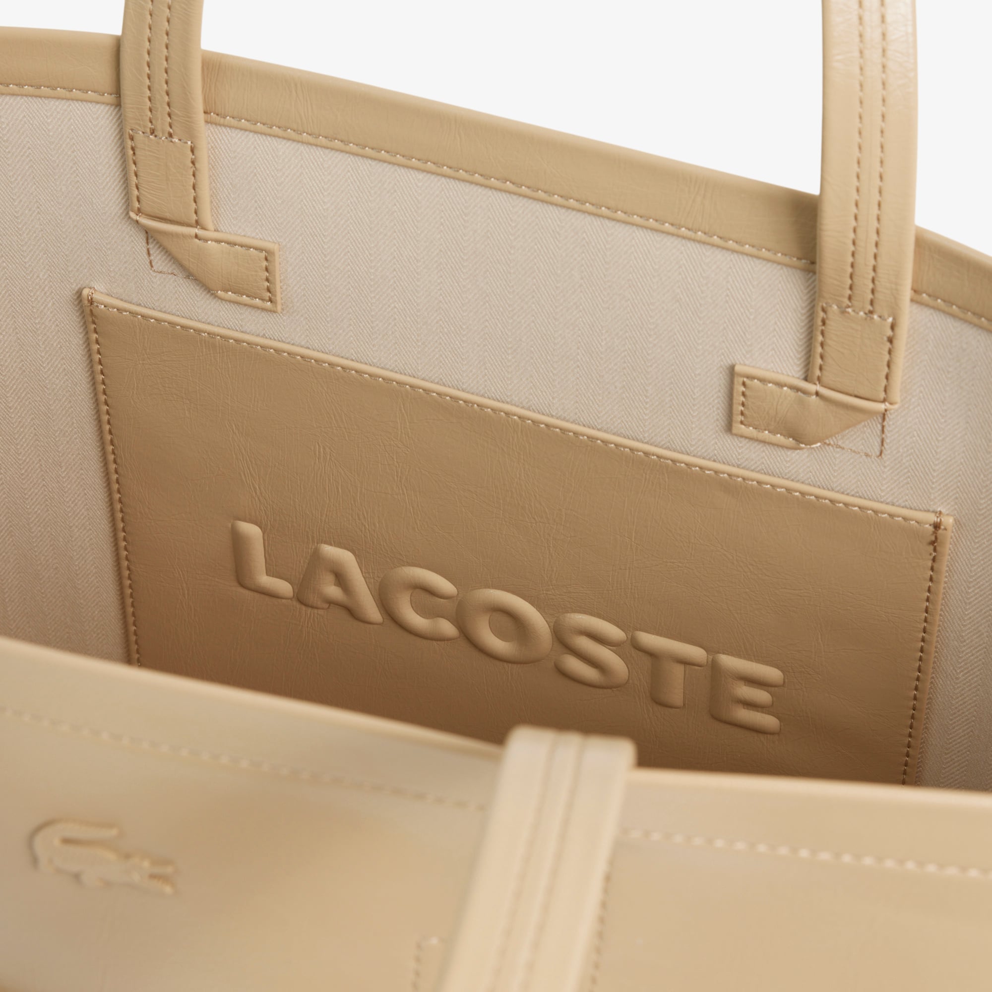 Lacoste Kadın Bej Omuz Çantası görsel 5