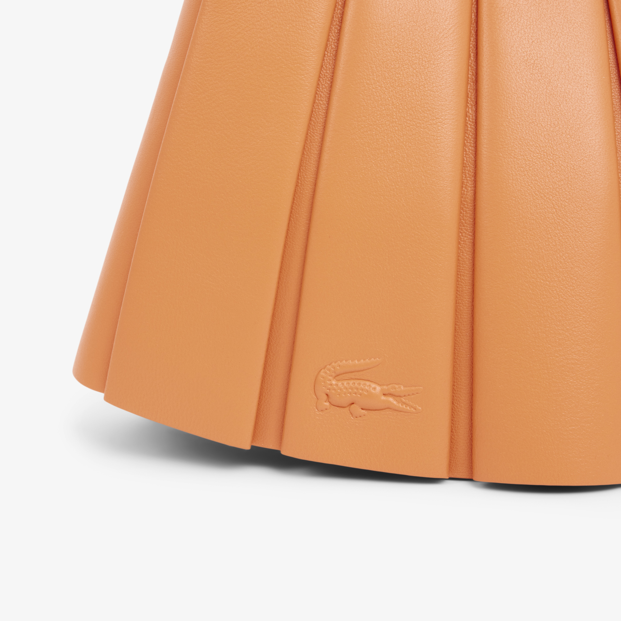 Lacoste Small Lenglen Kadın Deri Turuncu Omuz Çantası görsel 6