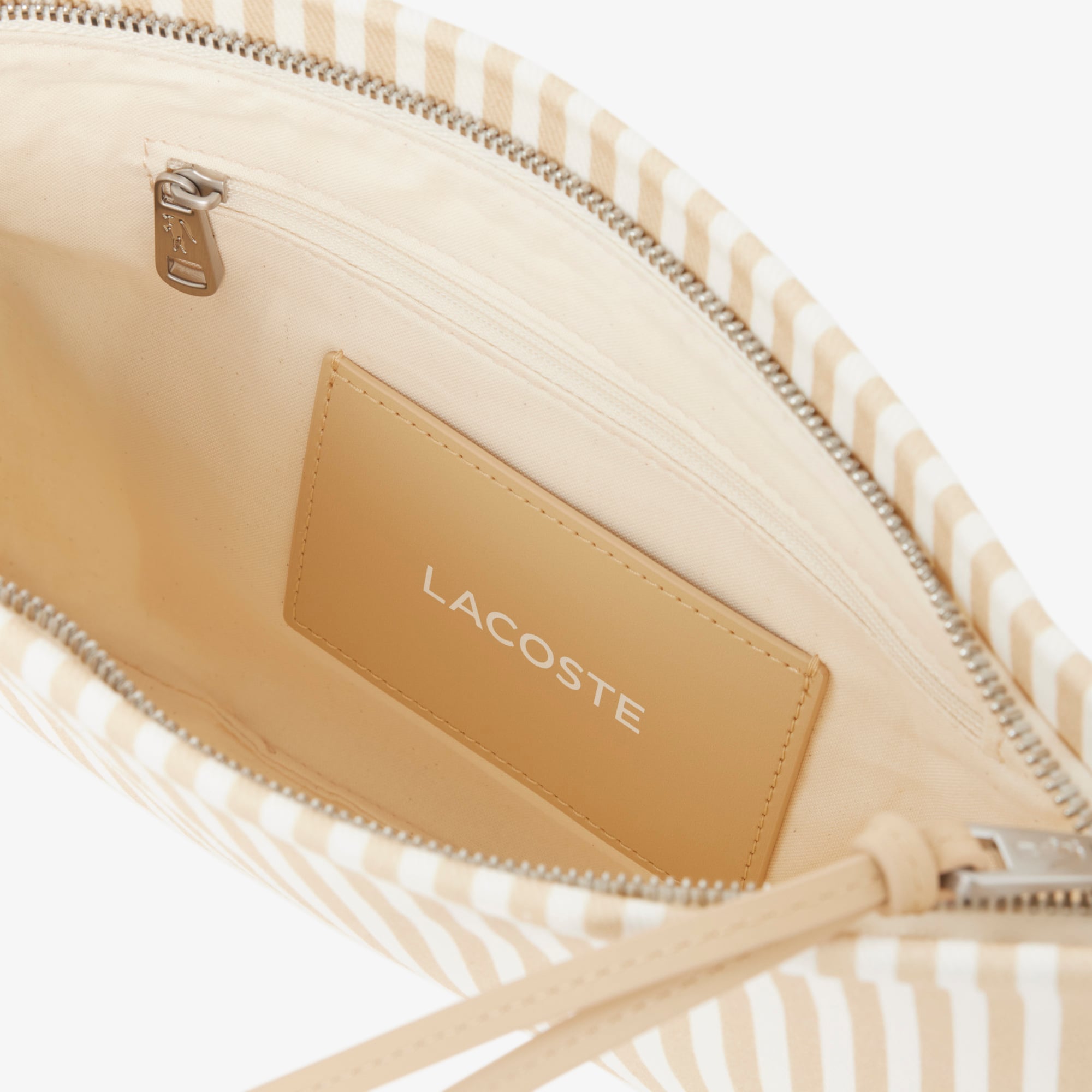Lacoste Tennis Bliss Kadın Çizgili Bej El Çantası görsel 4