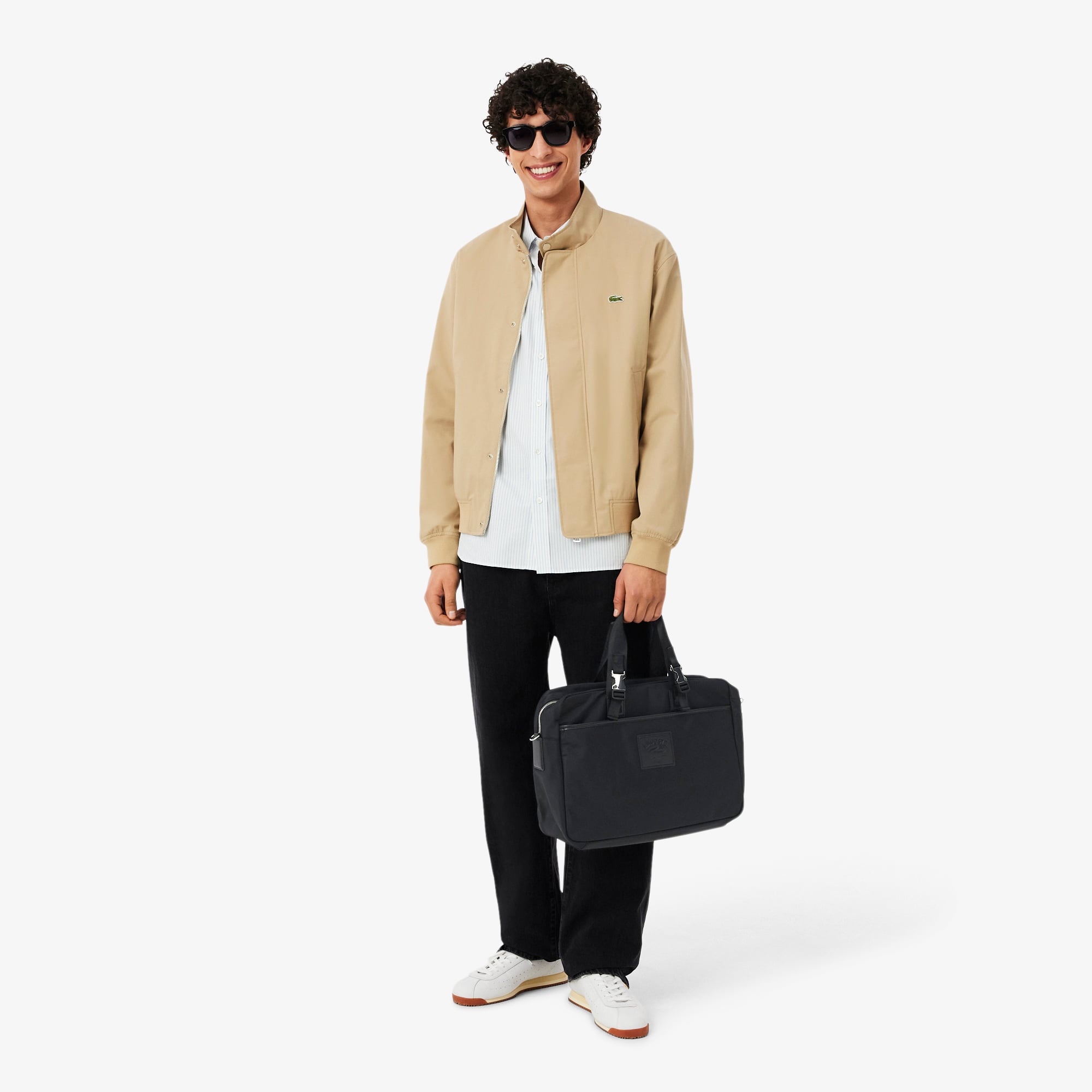 Lacoste Erkek Siyah Laptop Çantası görsel 4