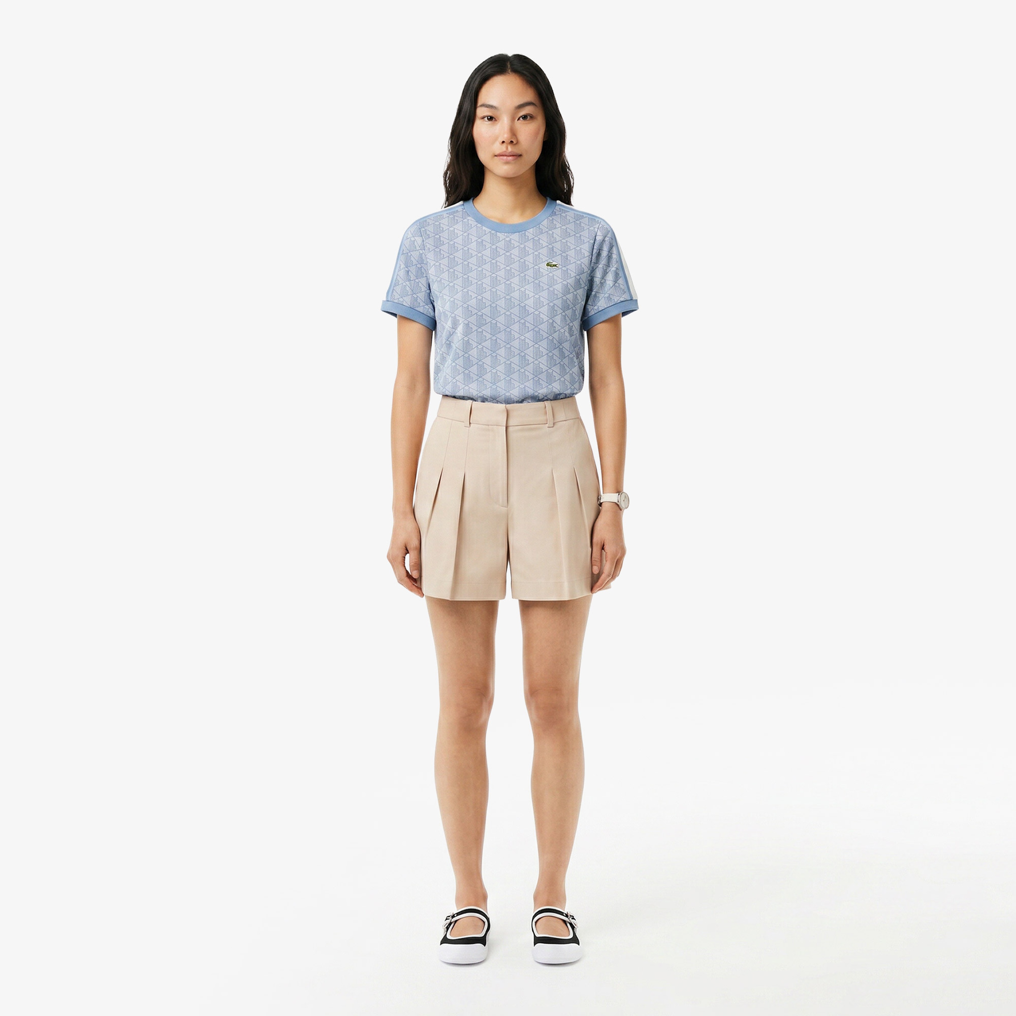 Slim Fit Monogram Jacquard T-shirt