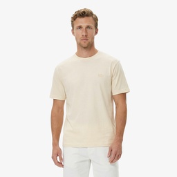 Erkek Regular Fit Bisiklet Yaka Bej T-Shirt Bej