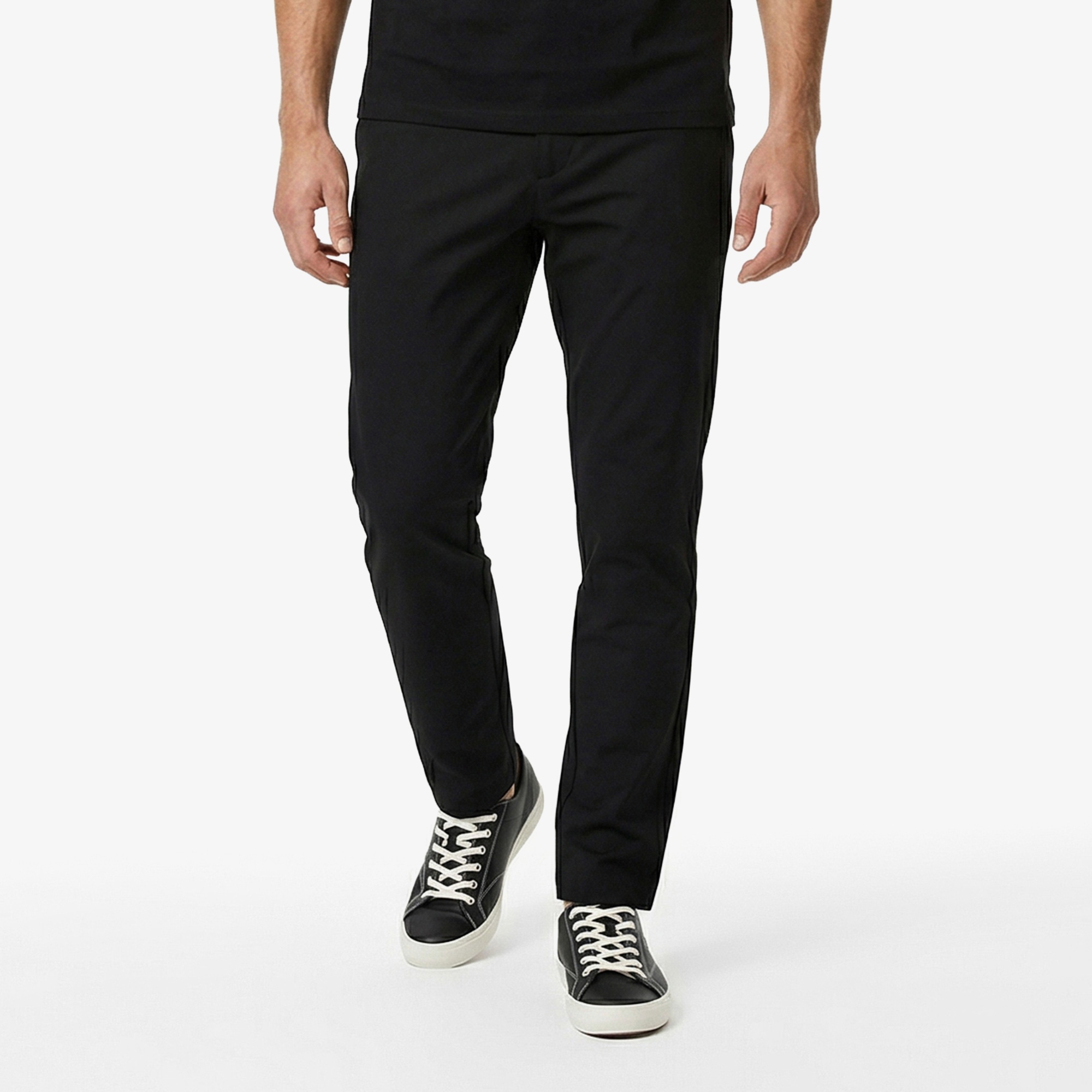 Erkek Relaxed Fit Siyah Pantolon