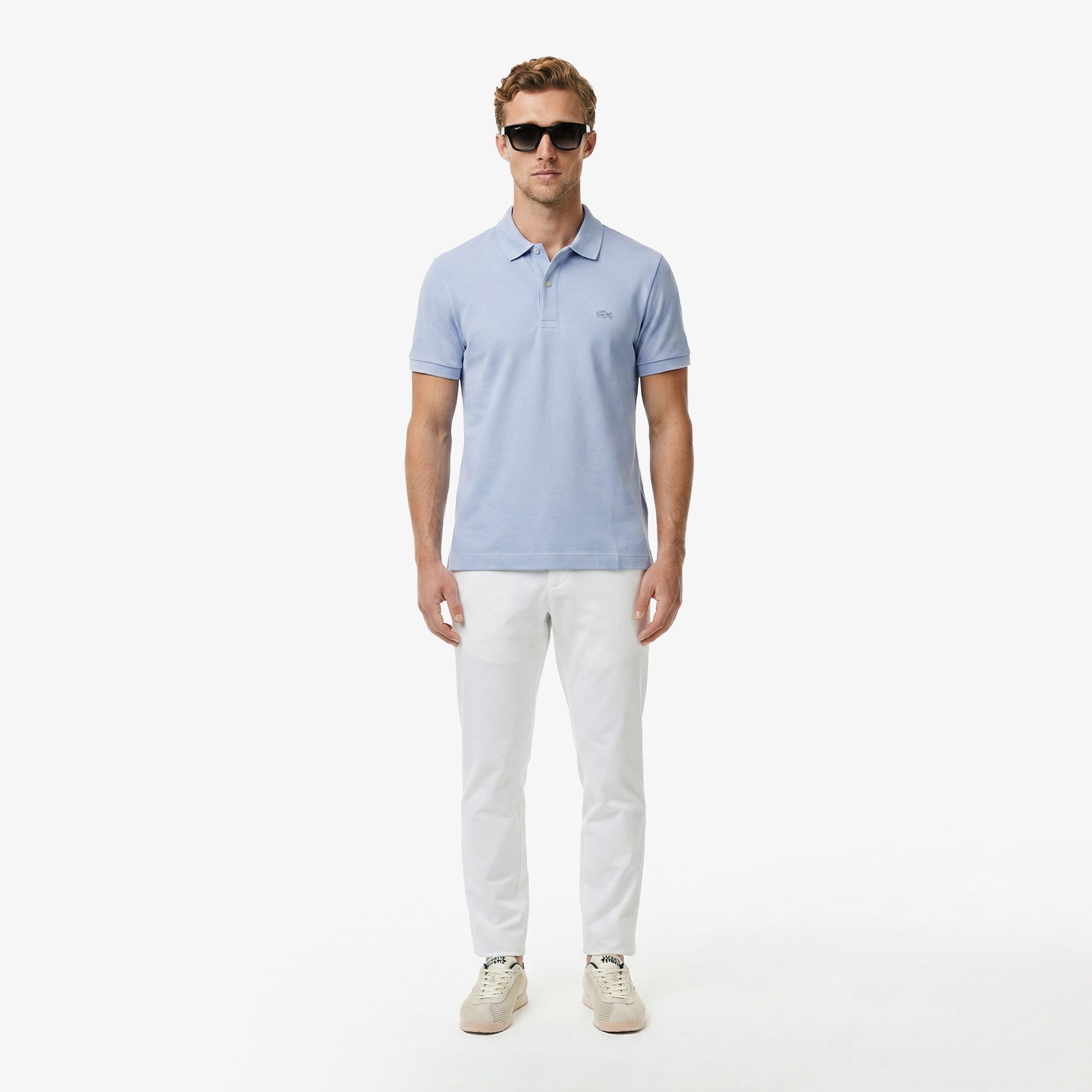 Erkek Regular Fit Mavi Polo