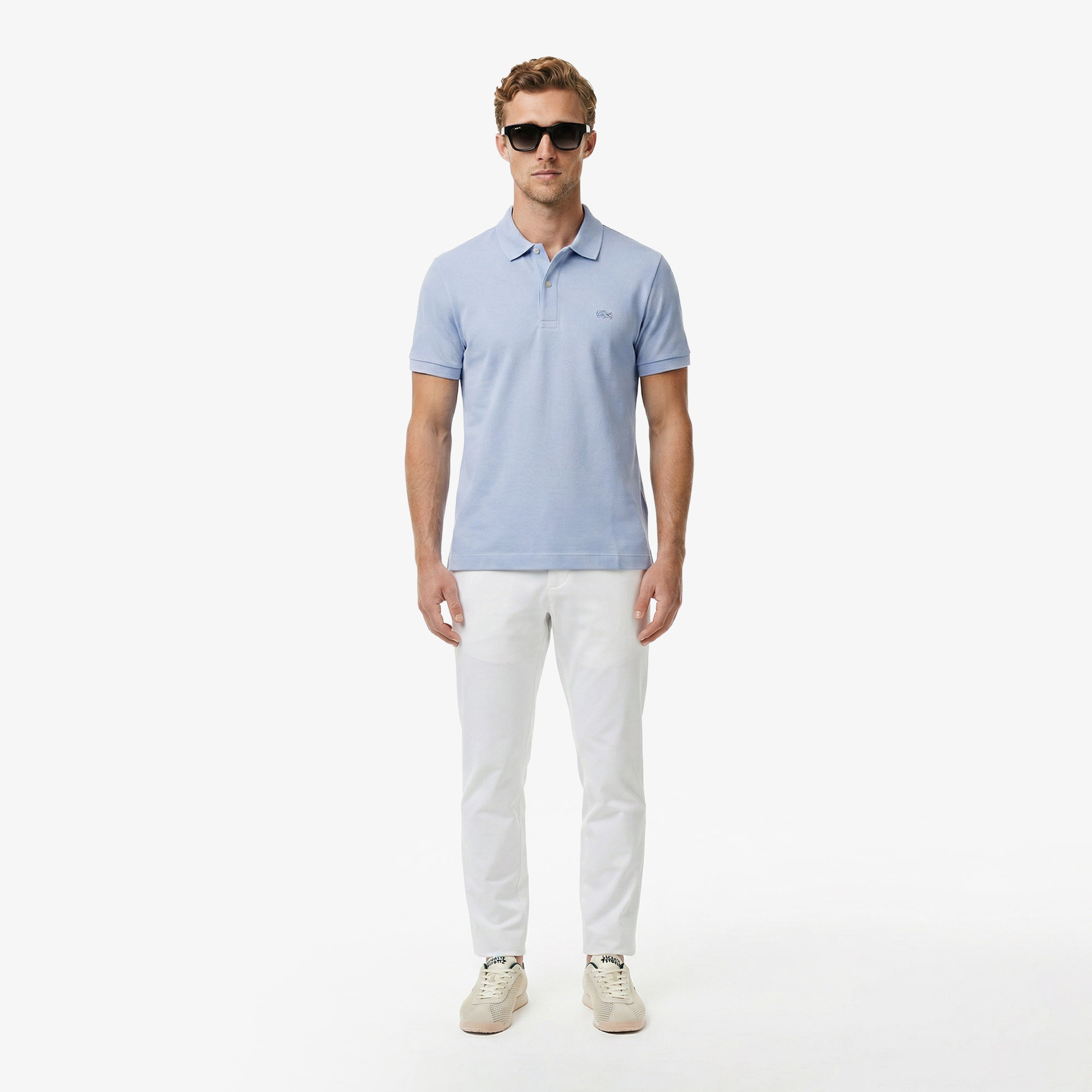 Erkek Regular Fit Mavi Polo