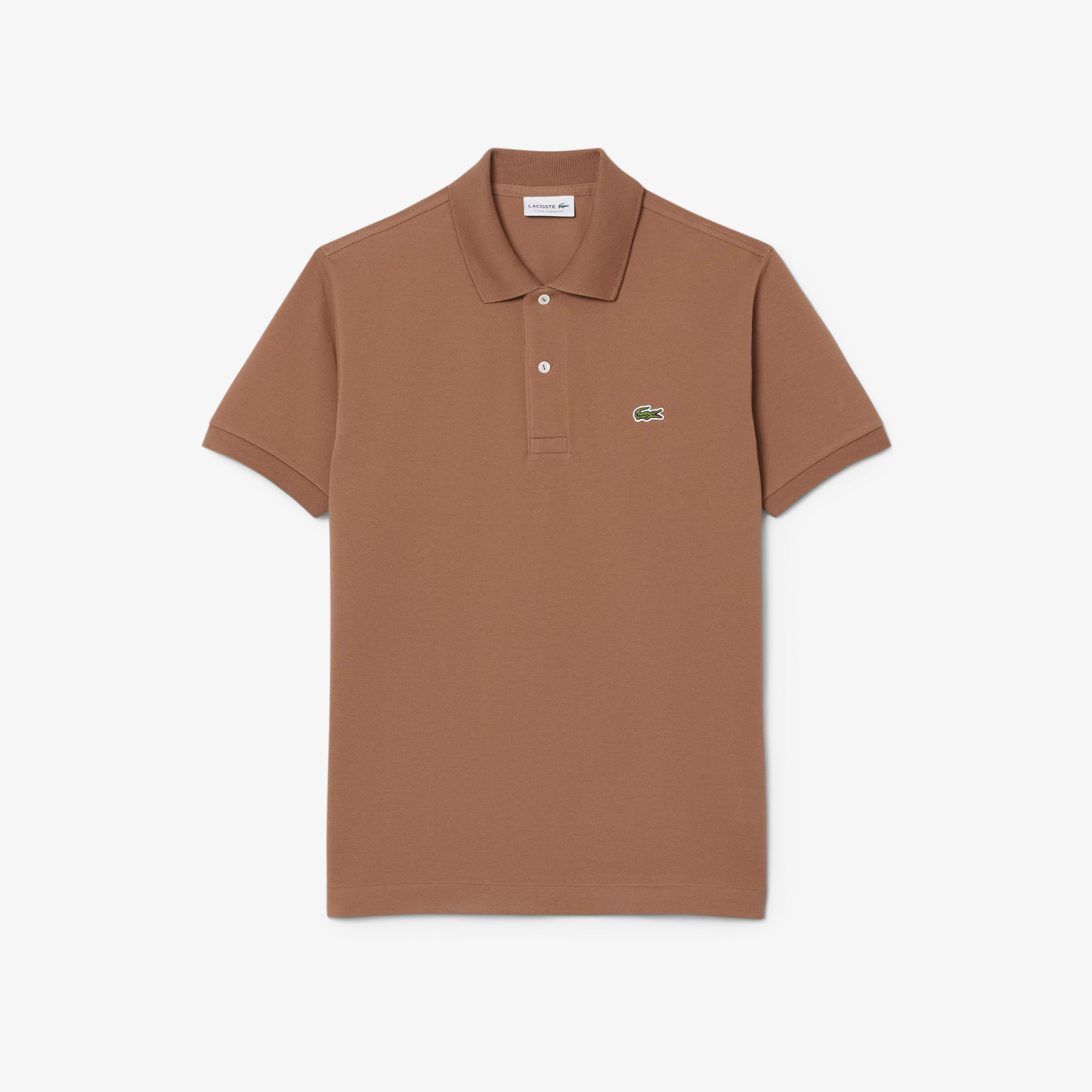 Lacoste L.12.12 Erkek Classic Fit Kahverengi Polo görsel 5