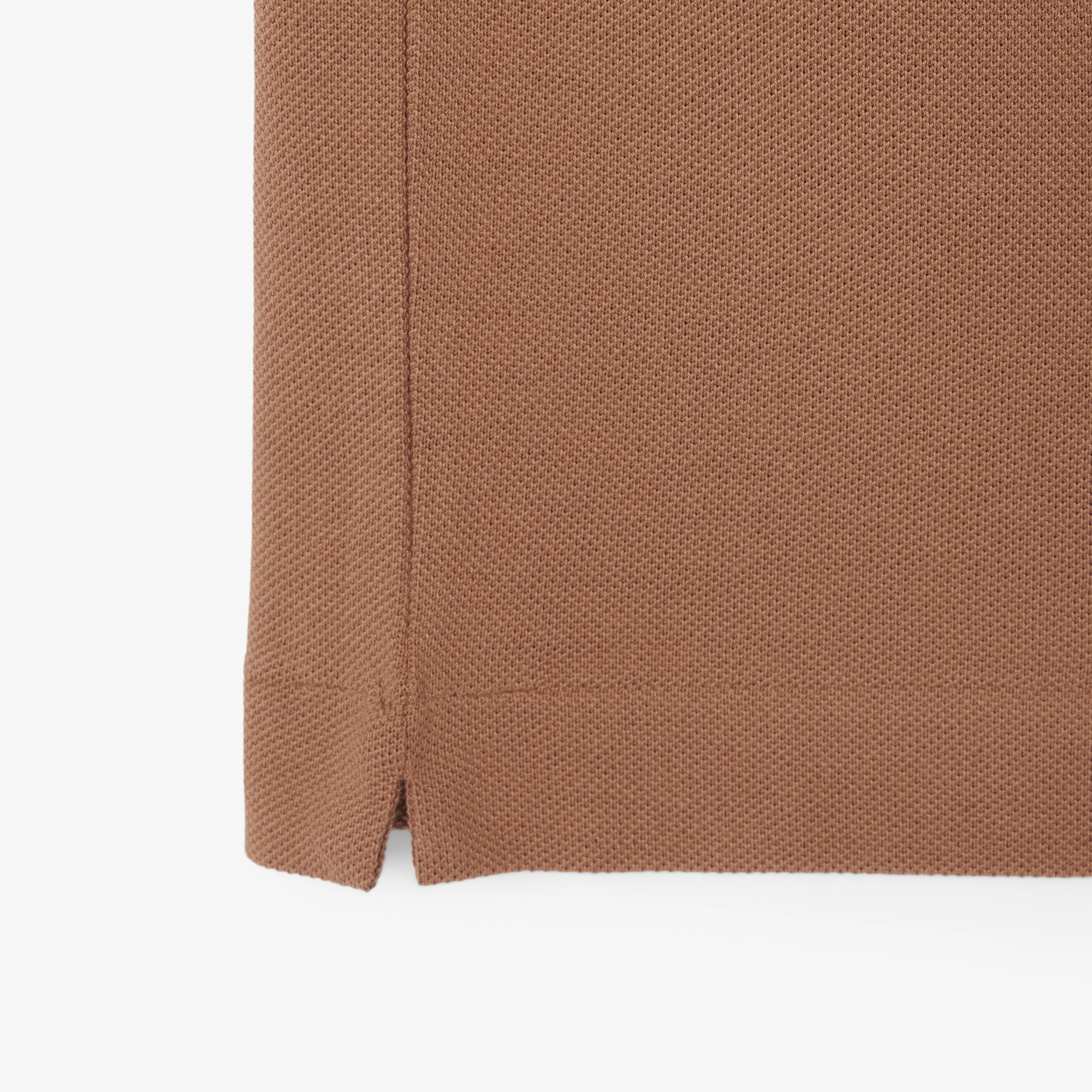 L.12.12 Erkek Classic Fit Kahverengi Polo