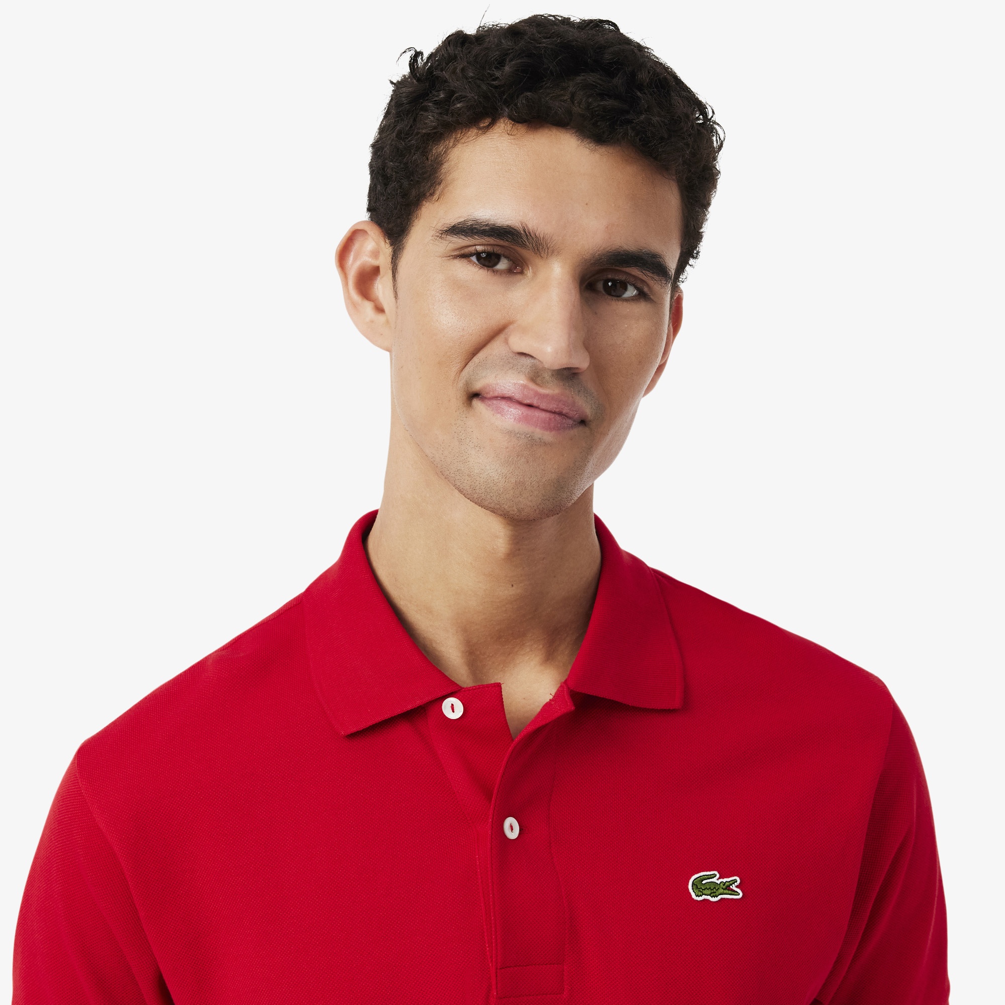 L.12.12 Erkek Classic Fit Kırmızı Polo