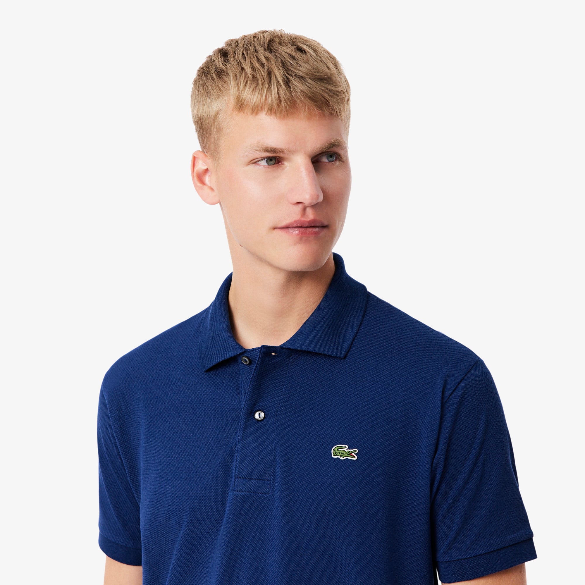 Lacoste L.12.12 Erkek Classic Fit Lacivert Polo görsel 2