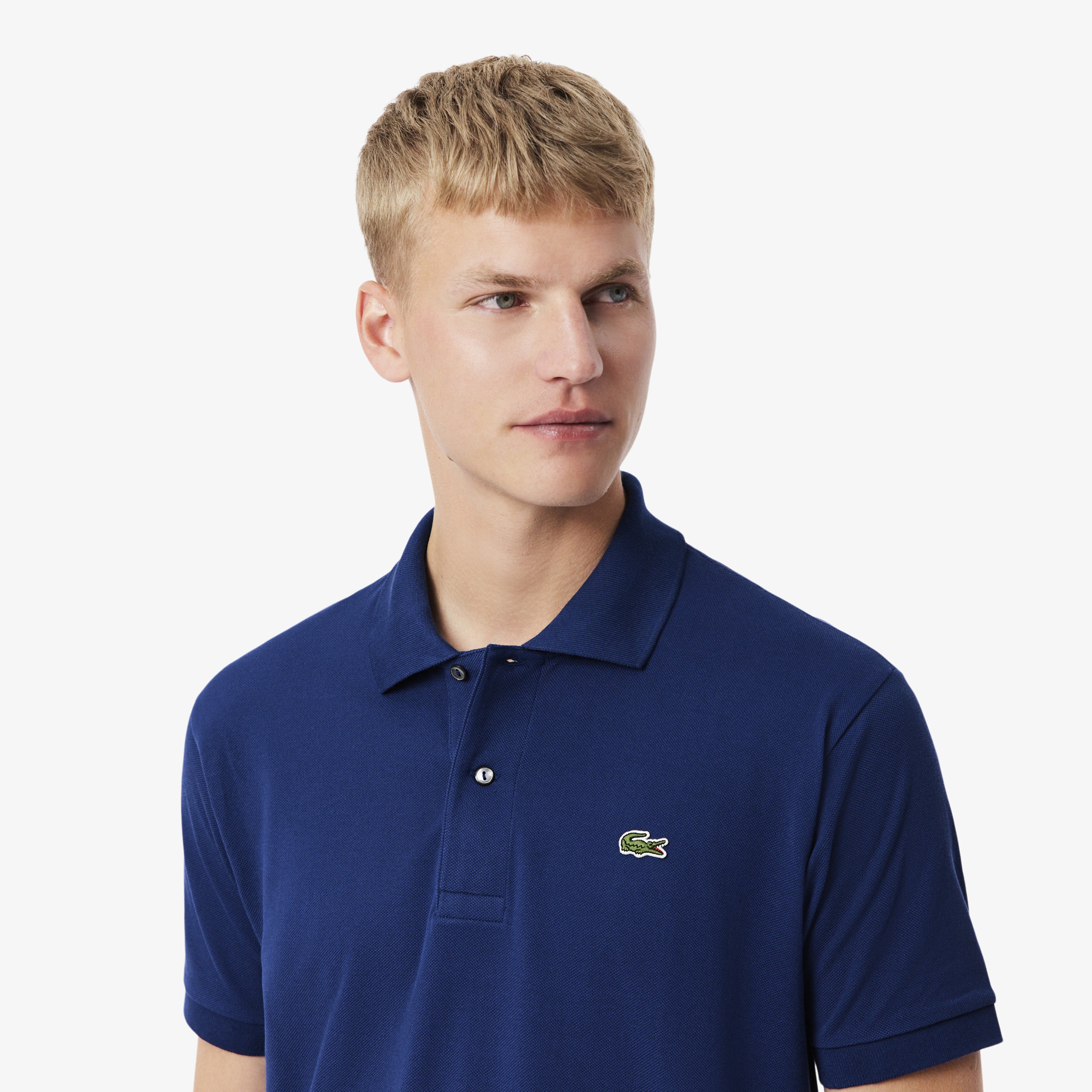 L.12.12 Erkek Classic Fit Lacivert Polo