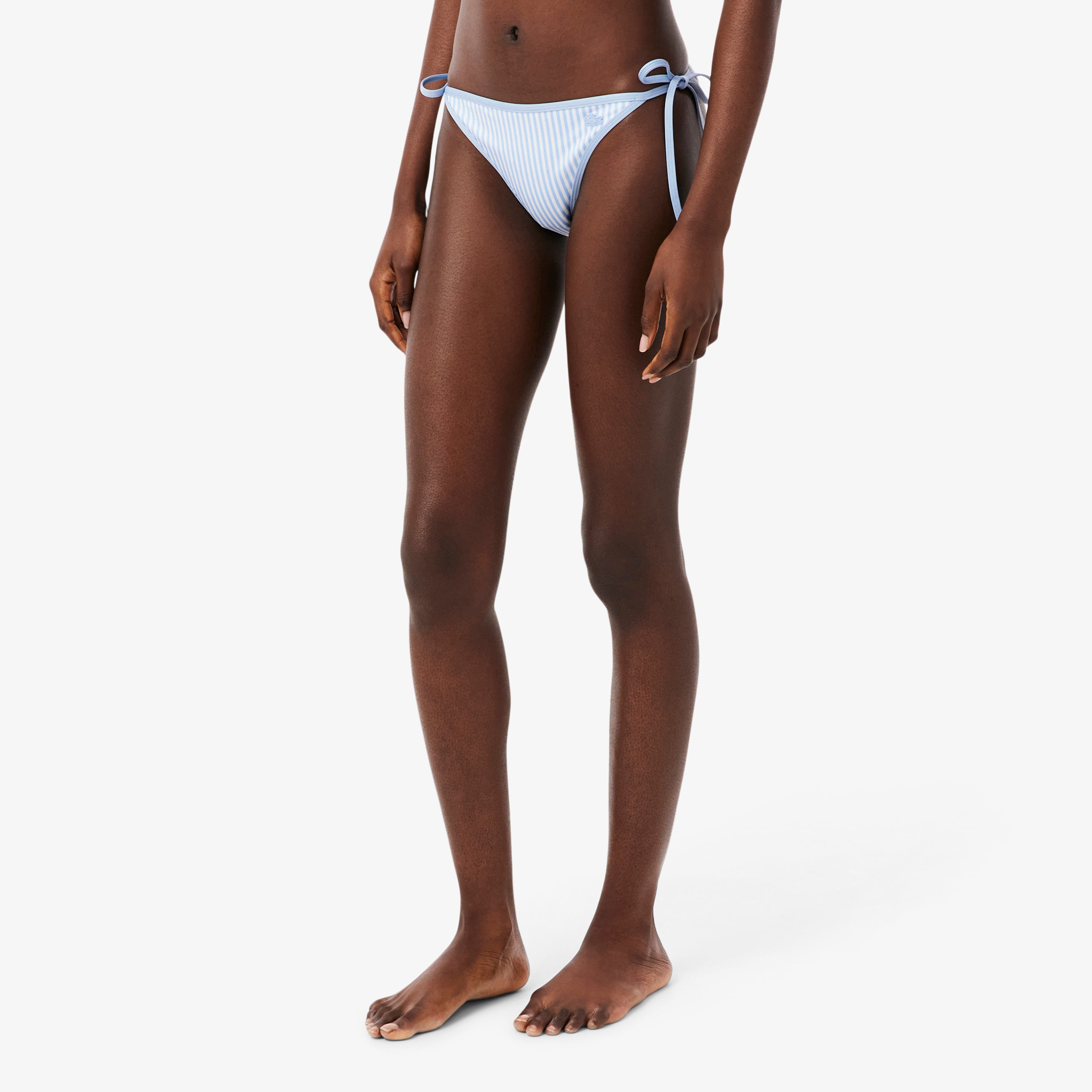 Lacoste Kadın Çizgili Mavi Bikini Altı görsel 2