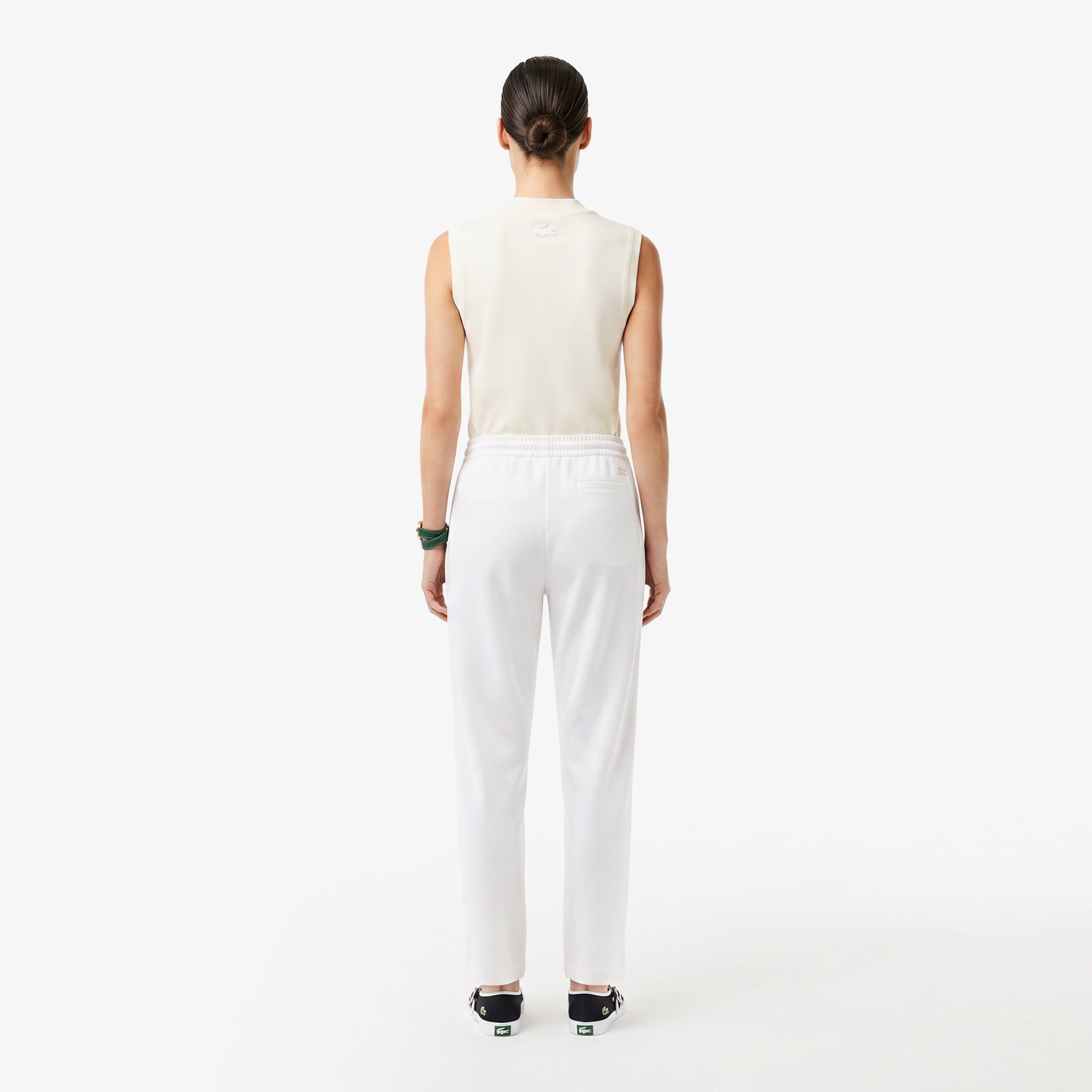 Kadın Relaxed Fit Beyaz Pantolon