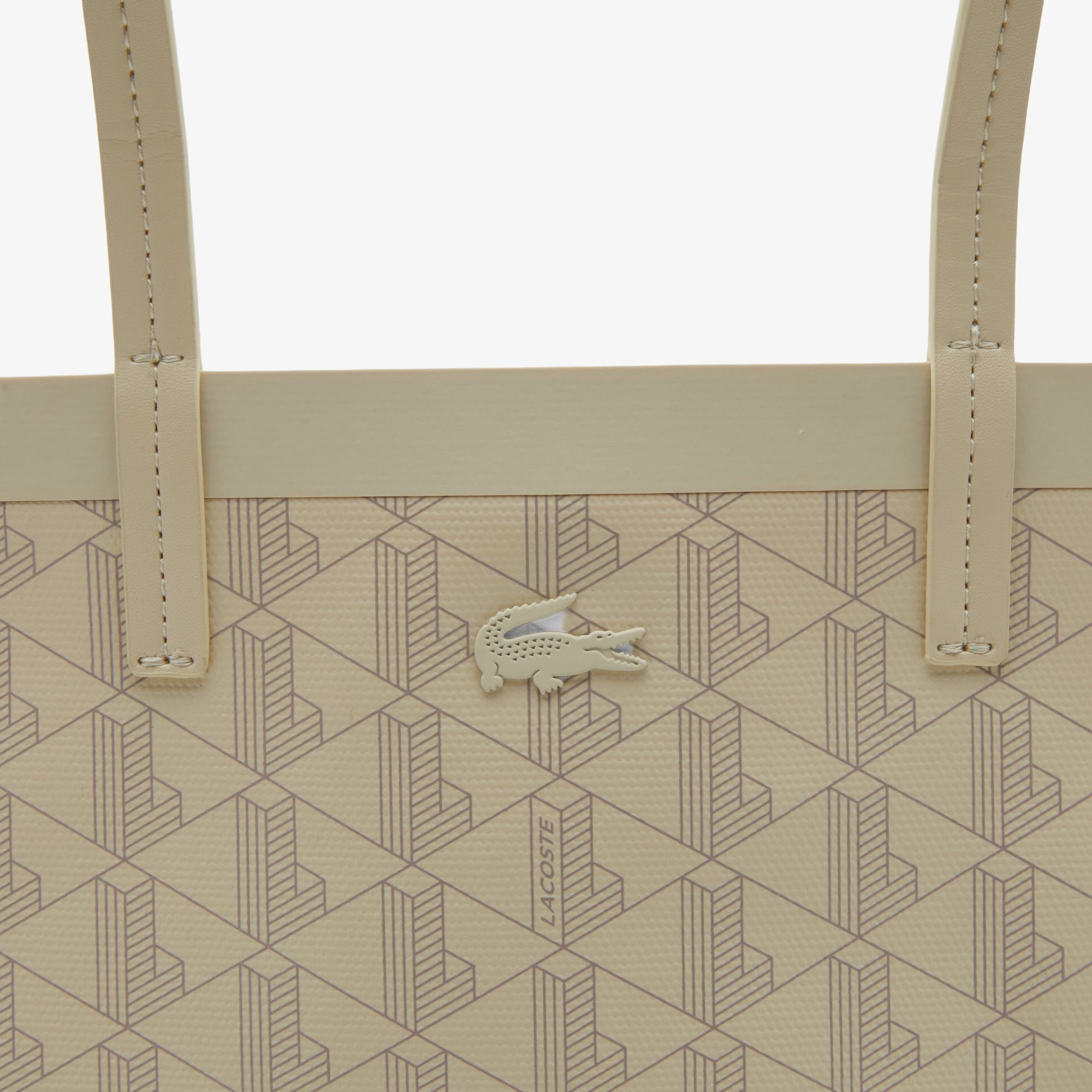 Zely Canvas Kadın Monogram Bej Omuz Çantası NF4344ZE.Q56 | Lacoste