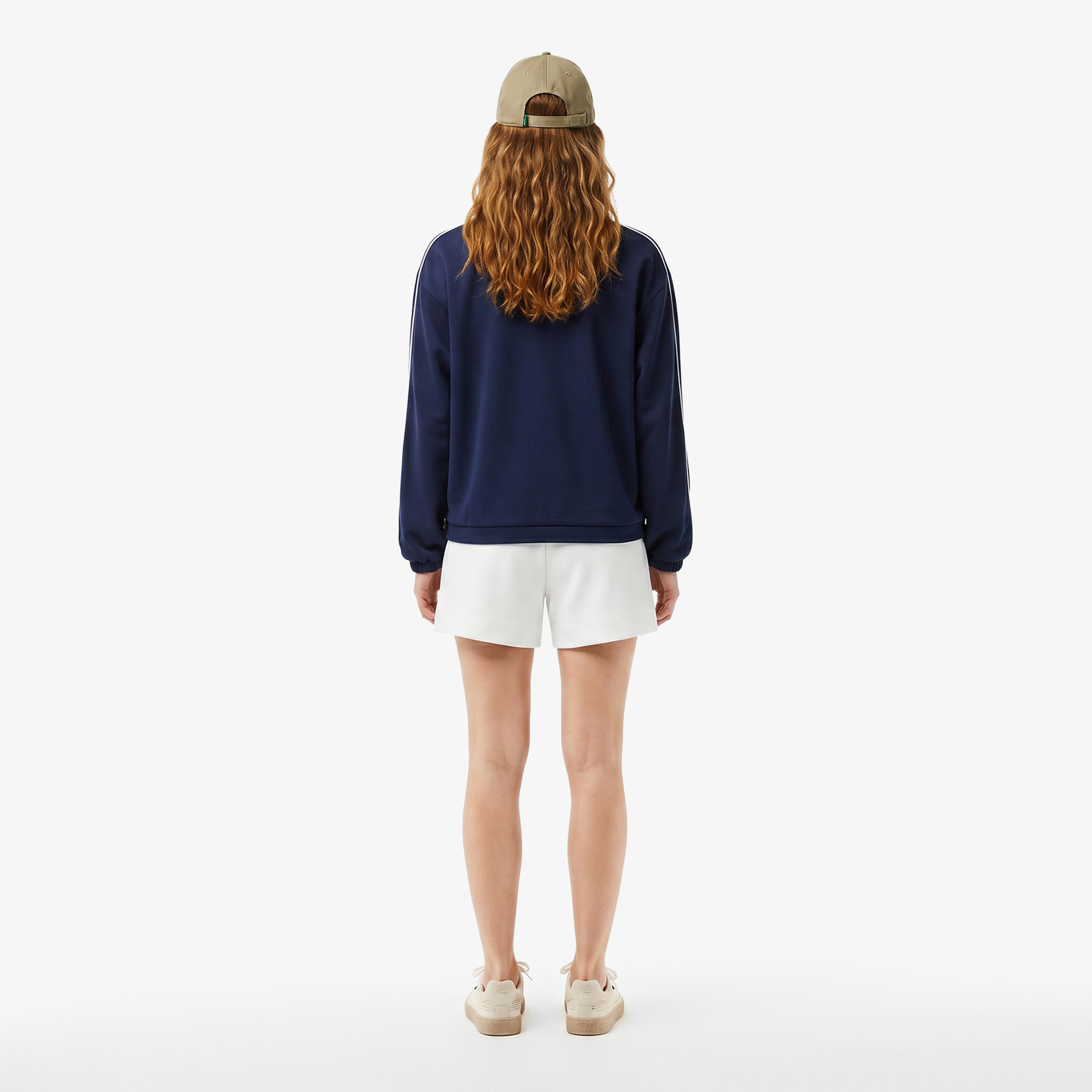 Kadın Relaxed Fit Beyaz Şort