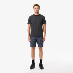 Erkek Relaxed Fit Bisiklet Yaka Siyah T-Shirt Siyah