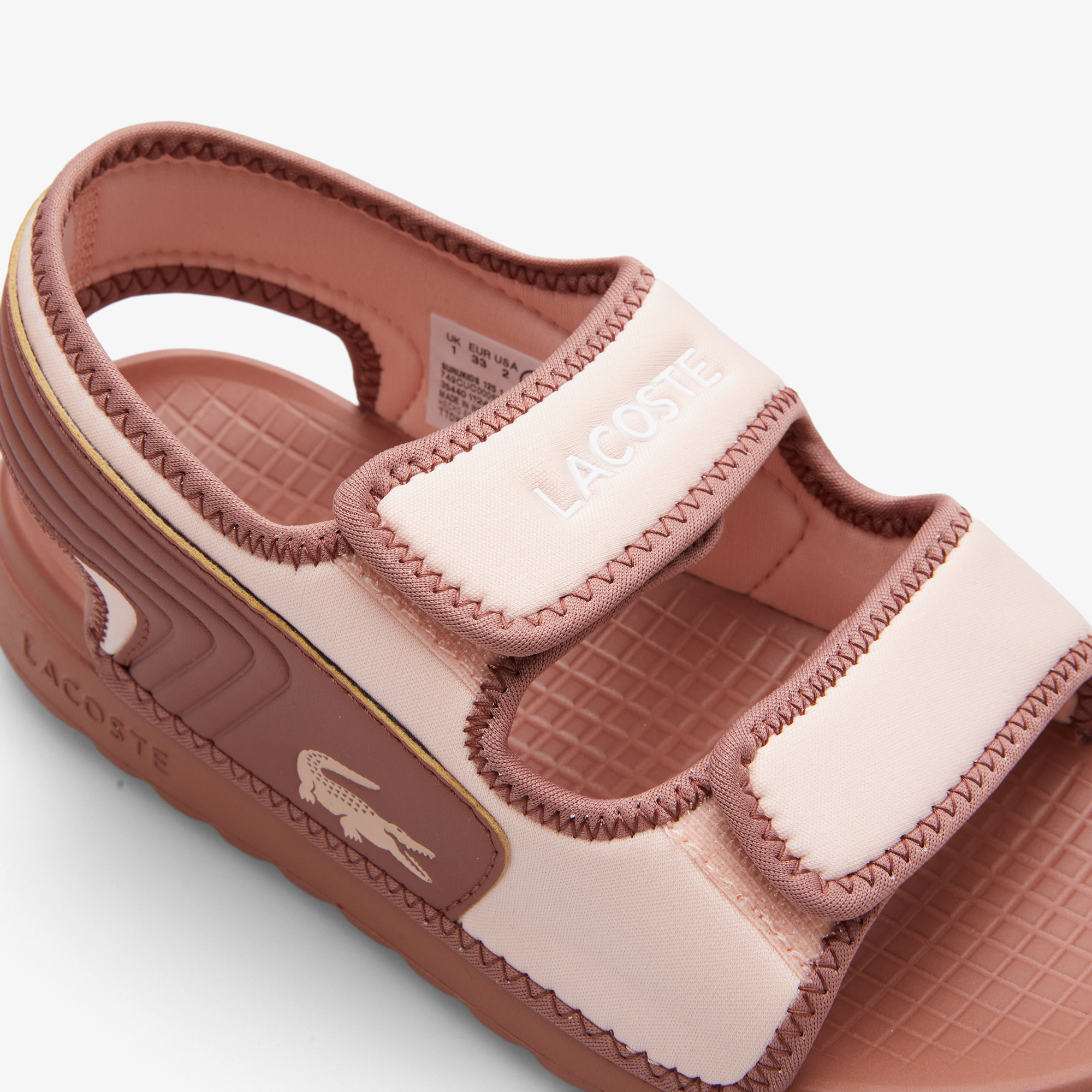 Lacoste Surukids Çocuk Pembe Sandalet görsel 6