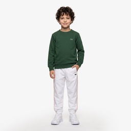 Çocuk Bisiklet Yaka Yeşil Sweatshirt Yeşil