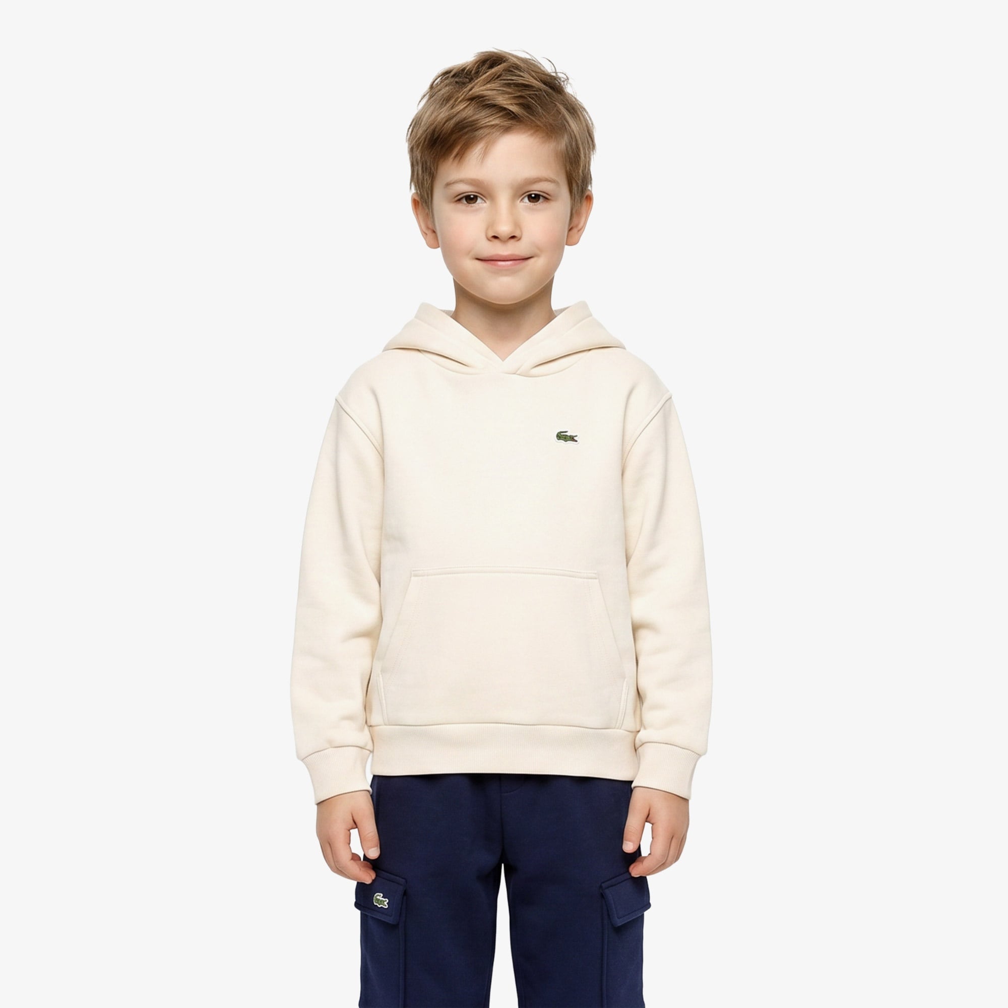 Çocuk Kapüşonlu Krem Sweatshirt