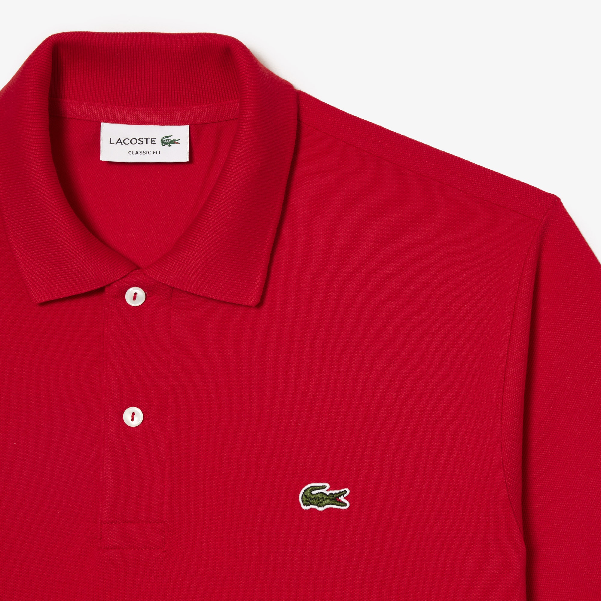 L.12.12 Erkek Classic Fit Kırmızı Polo