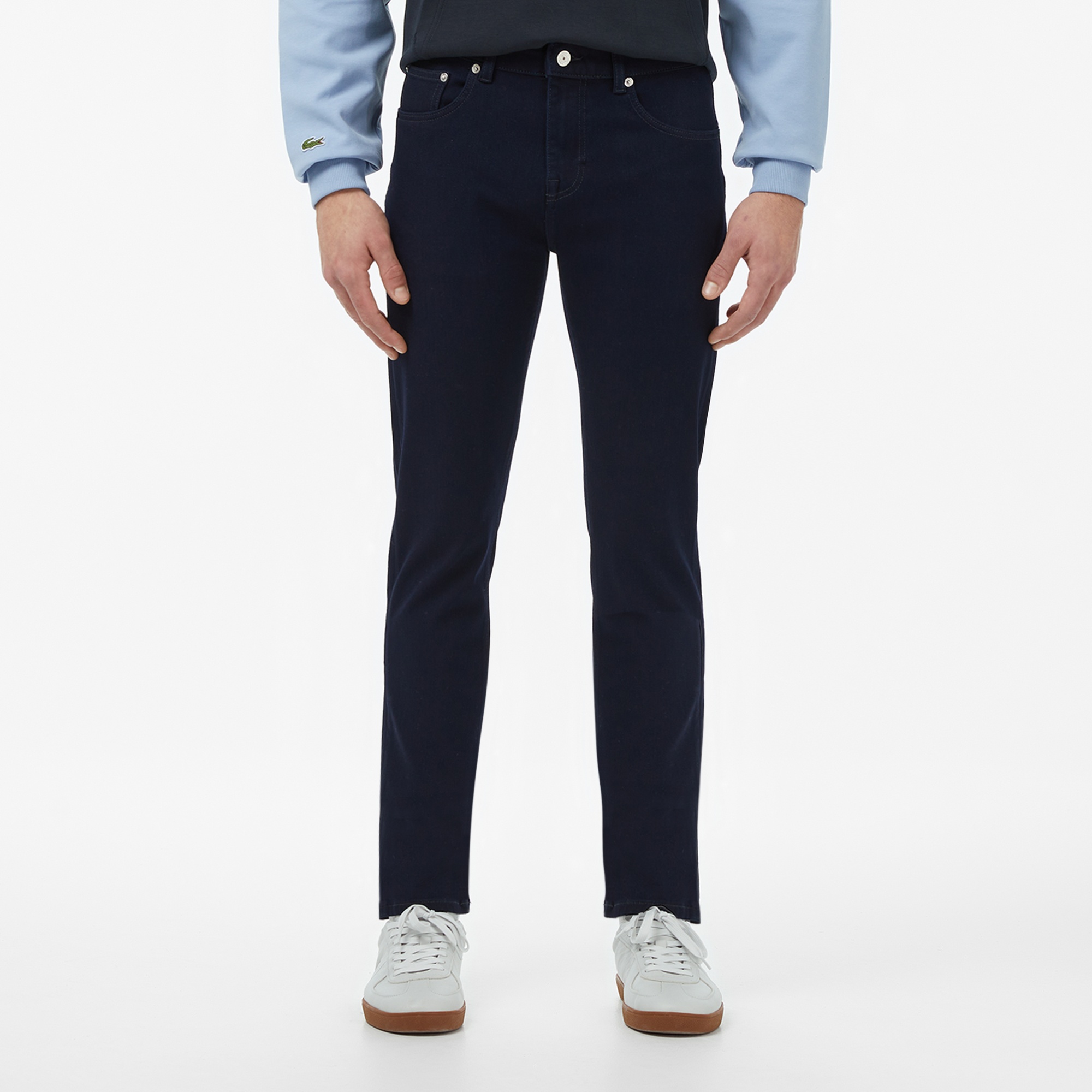 Erkek Slim Fit Lacivert Jean Pantolon