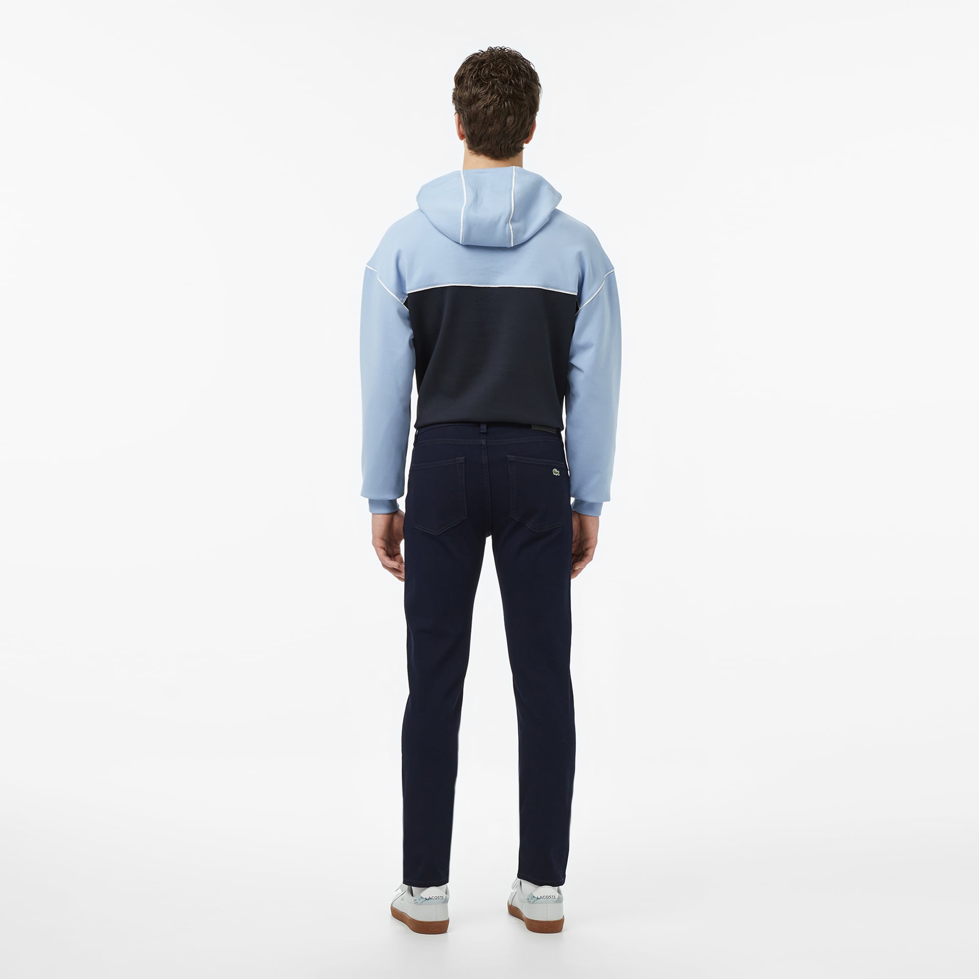 Lacoste Erkek Slim Fit Lacivert Jean Pantolon görsel 2