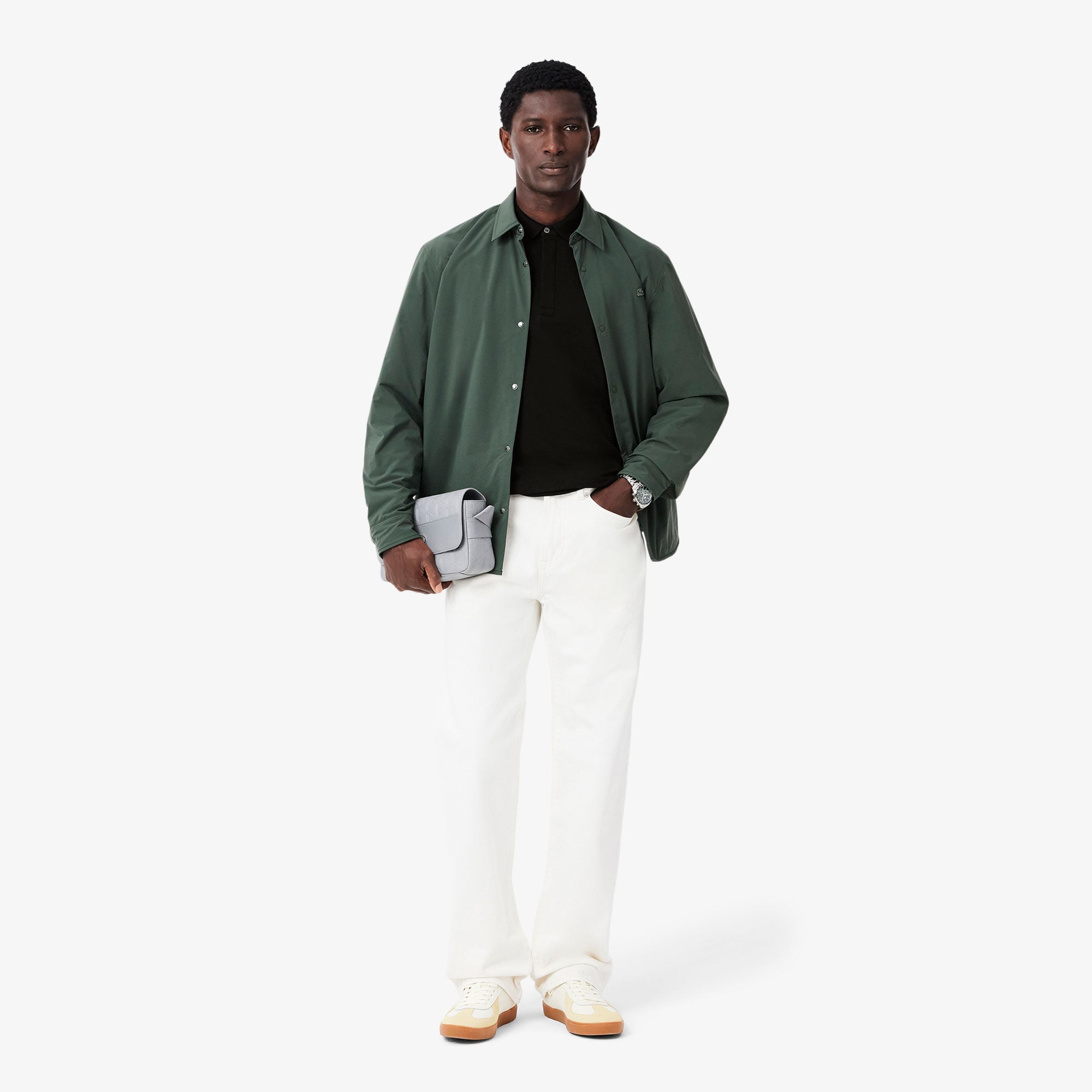 Lacoste Erkek Regular Fit Siyah Paris Polo görsel 6
