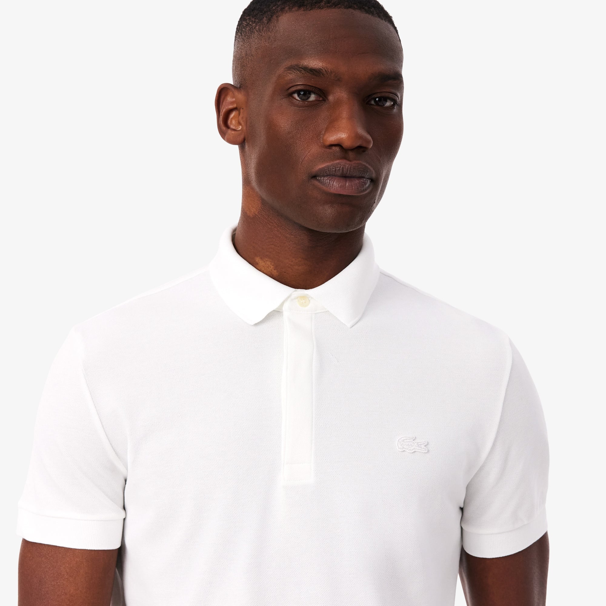 Erkek Regular Fit Beyaz Paris Polo