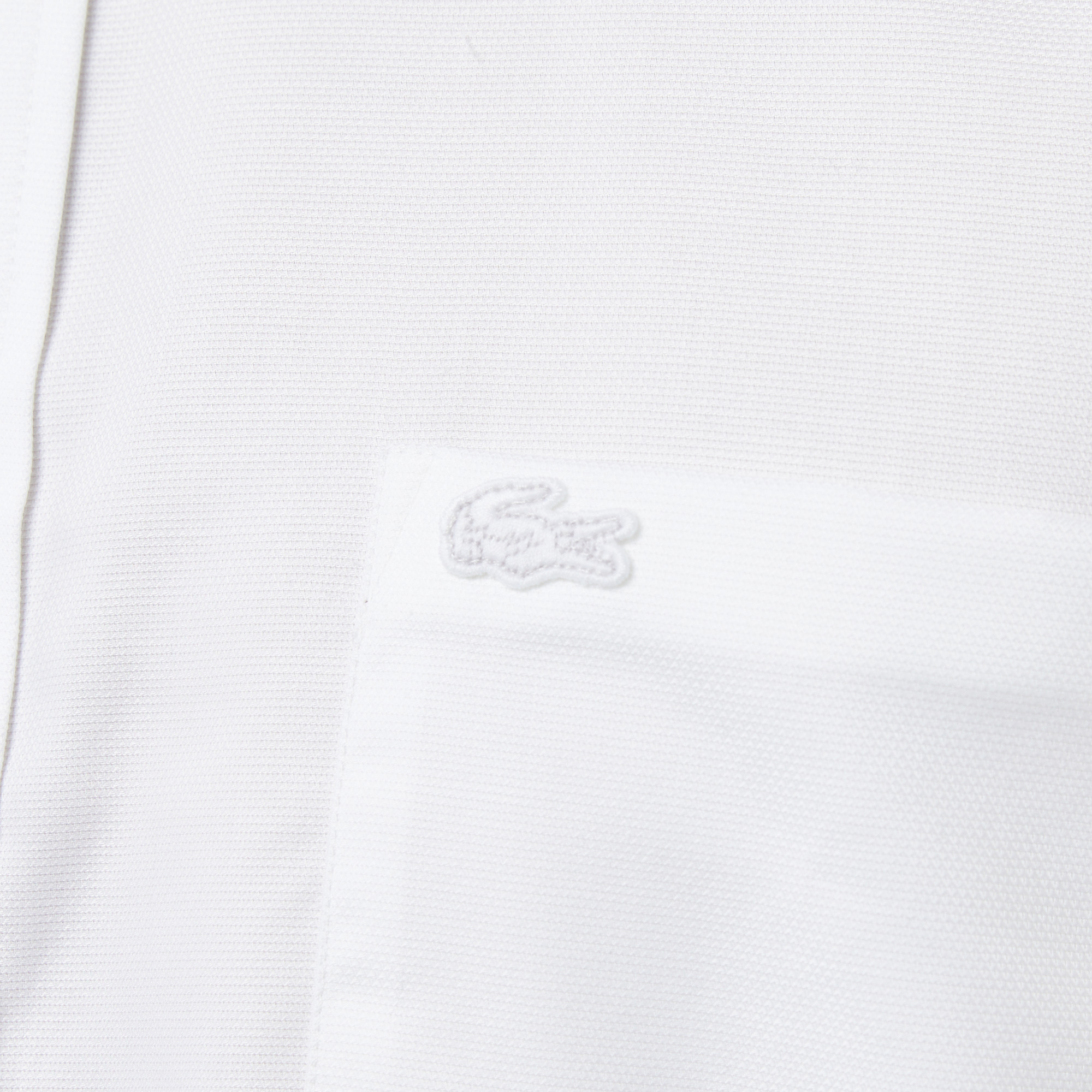 Lacoste Erkek Regular Fit Düğmeli Yaka Beyaz Gömlek görsel 7