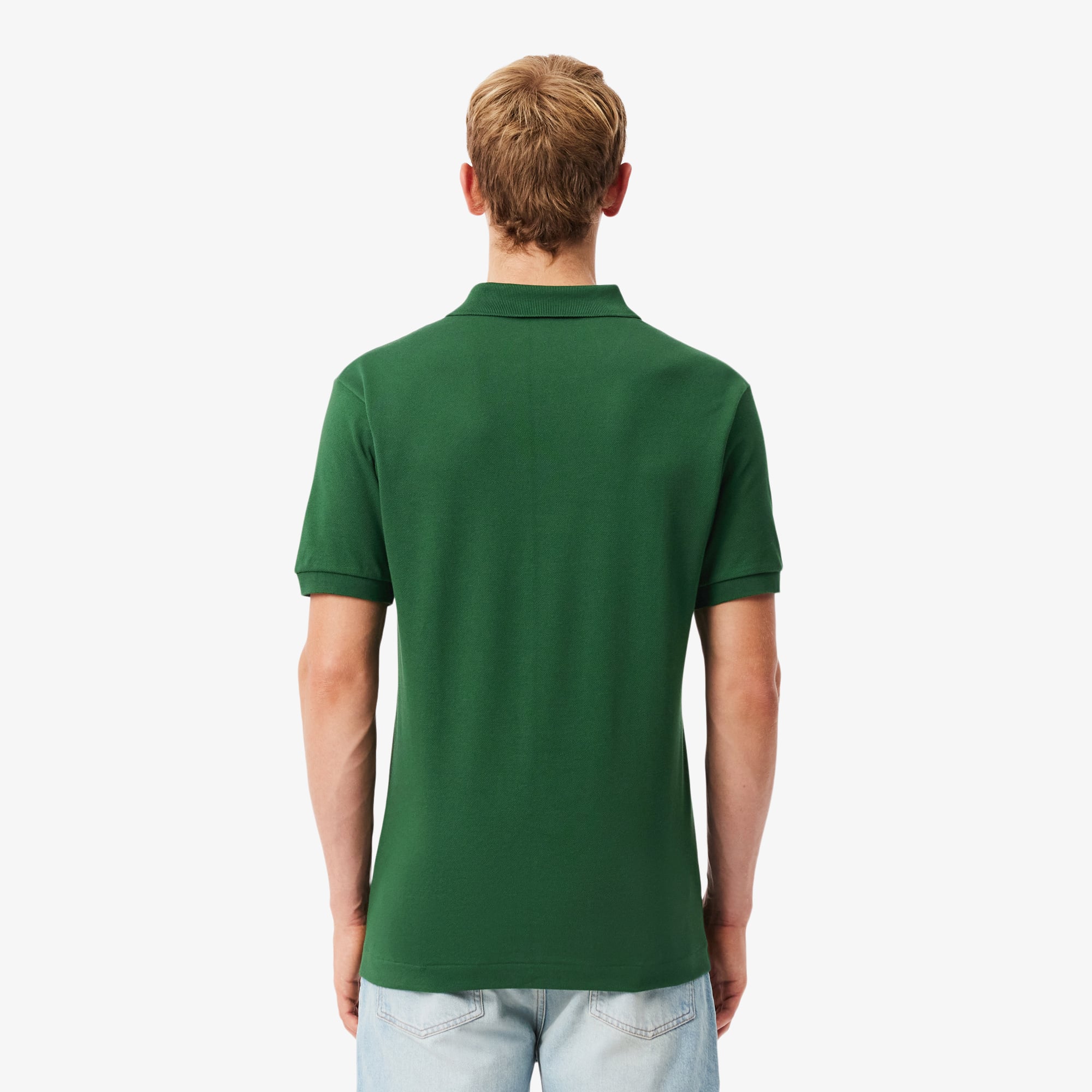 Lacoste L.12.12 Erkek Classic Fit Yeşil Polo görsel 3