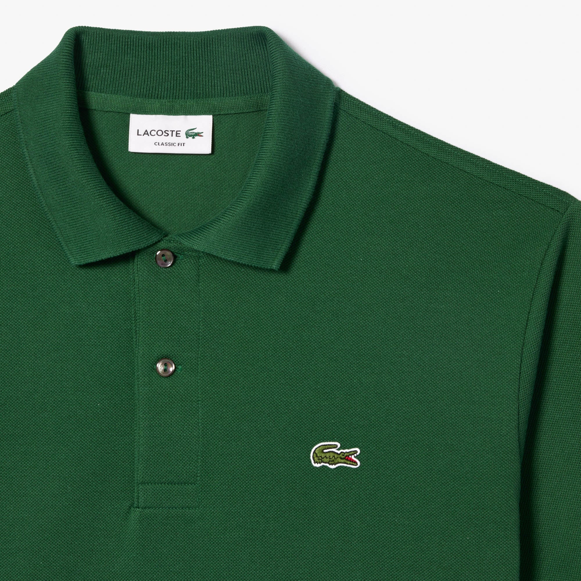 L.12.12 Erkek Classic Fit Yeşil Polo