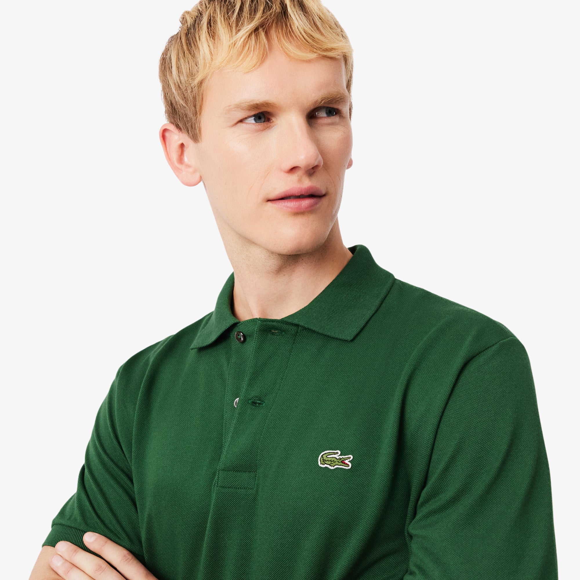 Lacoste L.12.12 Erkek Classic Fit Yeşil Polo görsel 2