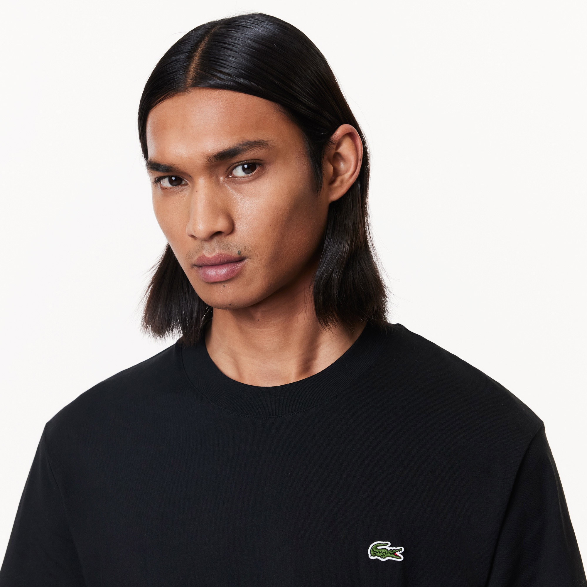 Erkek Classic Fit Bisiklet Yaka Siyah T-Shirt