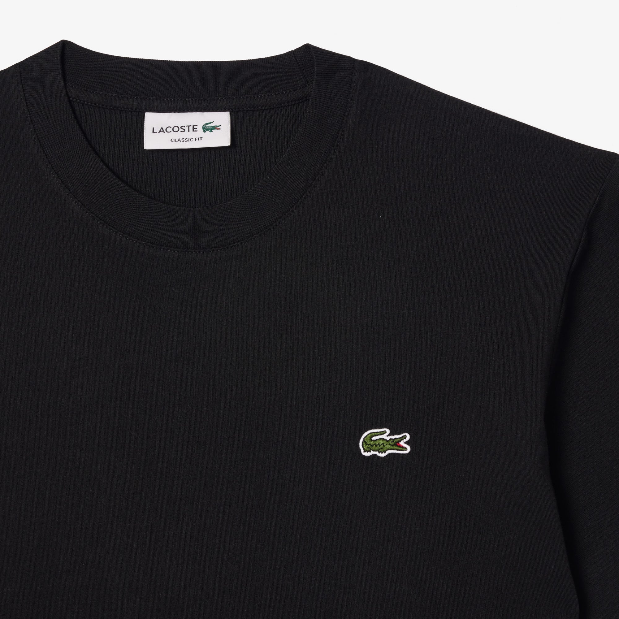 Erkek Classic Fit Bisiklet Yaka Siyah T-Shirt