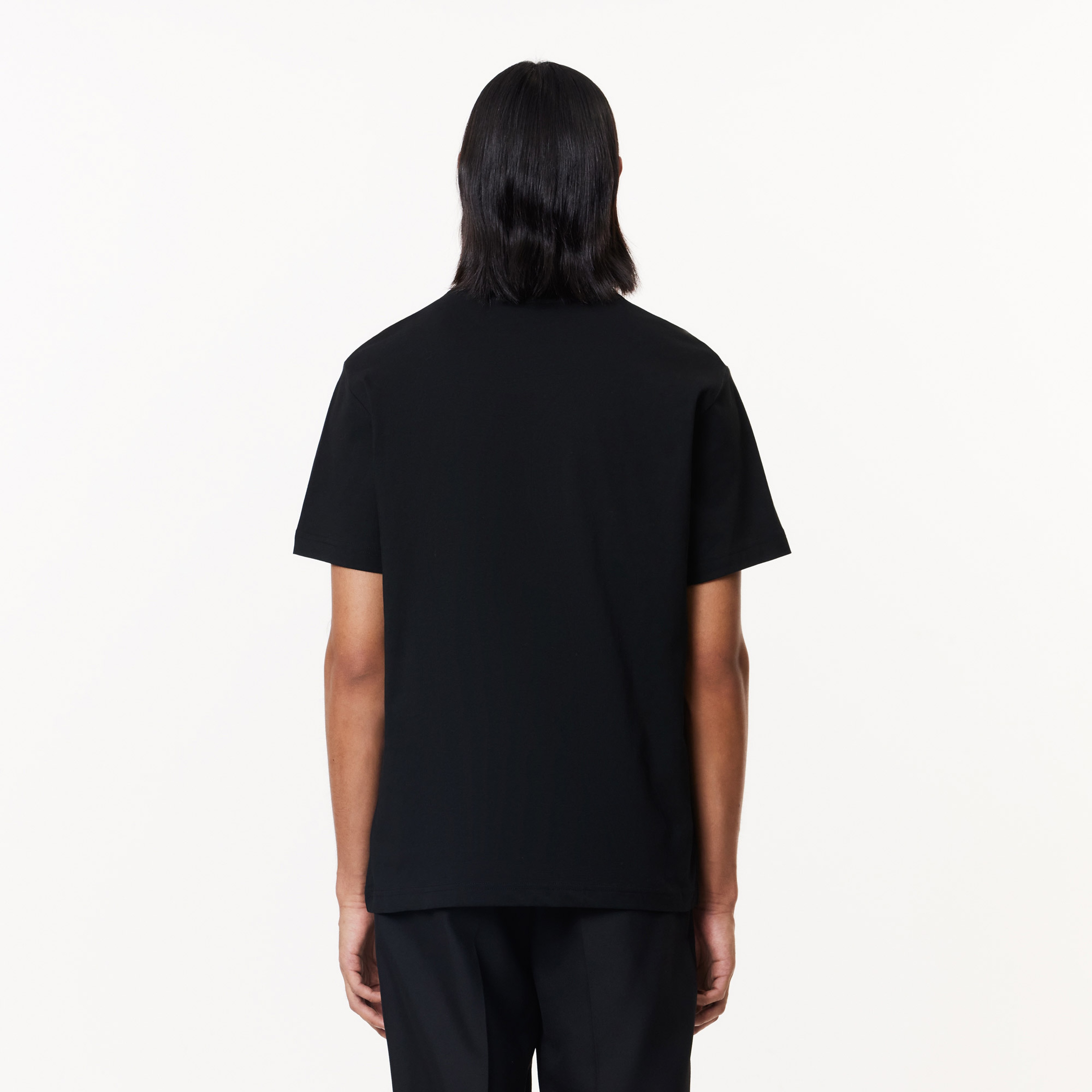 Erkek Classic Fit Bisiklet Yaka Siyah T-Shirt