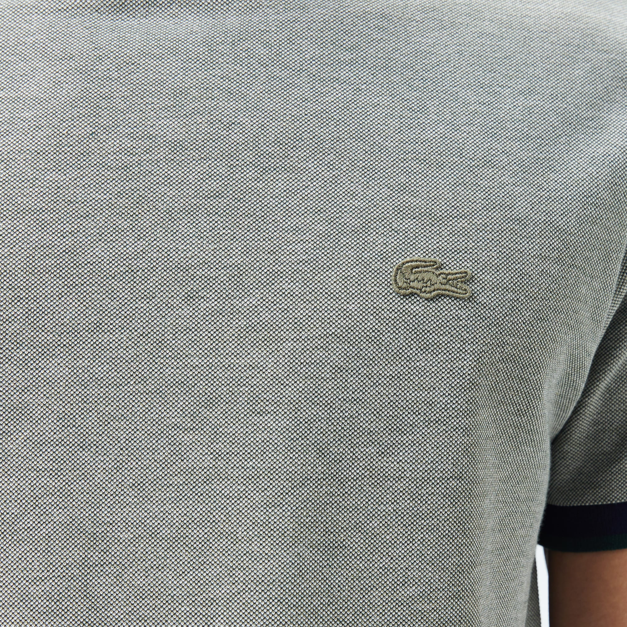 Lacoste Erkek Regular Fit Bisiklet Yaka Gri T-Shirt görsel 6