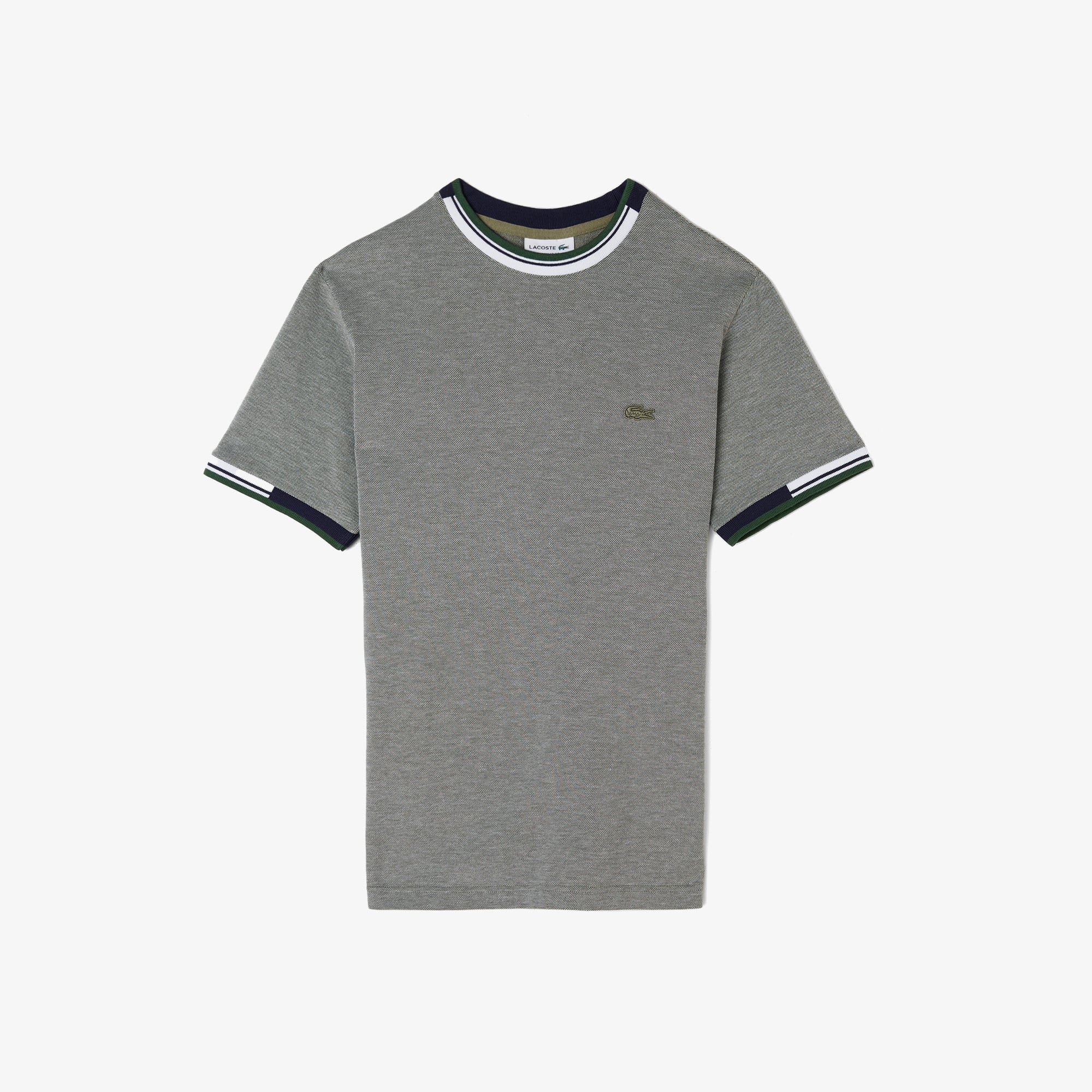 Lacoste Erkek Regular Fit Bisiklet Yaka Gri T-Shirt görsel 3