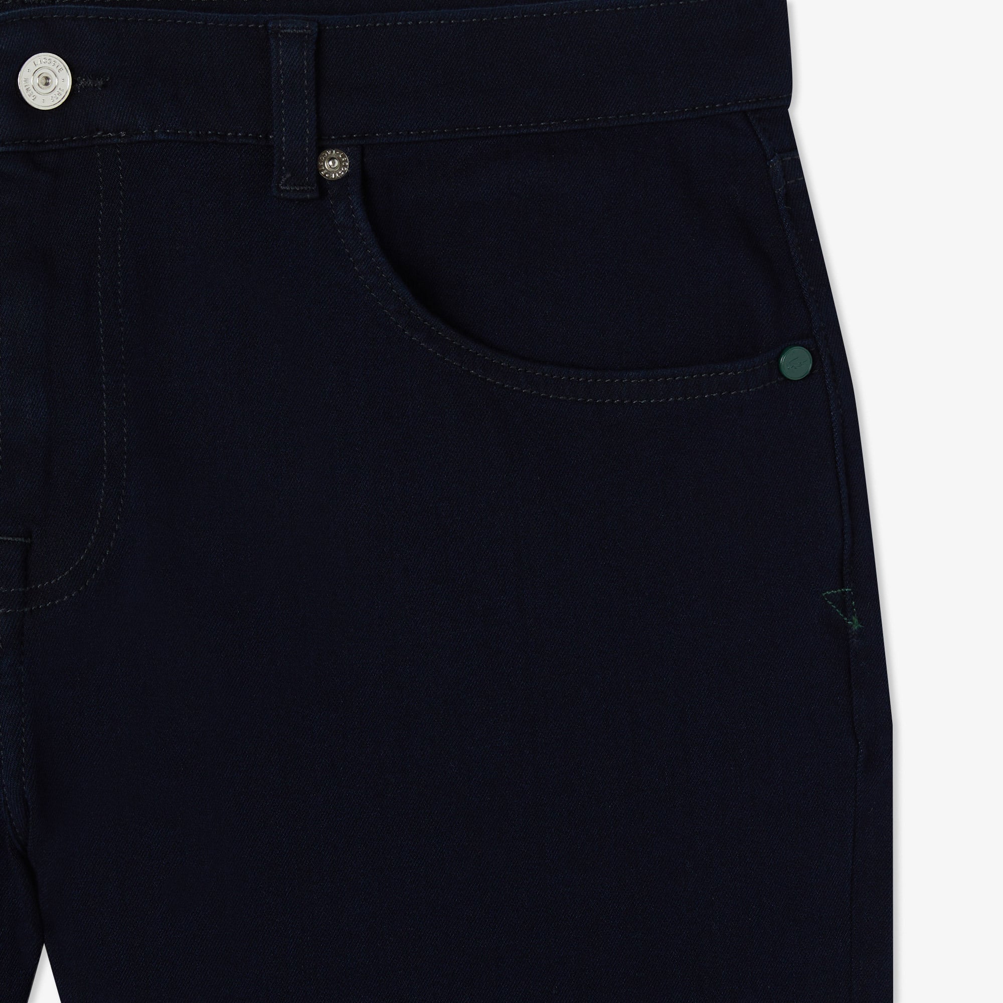 Lacoste Erkek Slim Fit Lacivert Jean Pantolon görsel 5