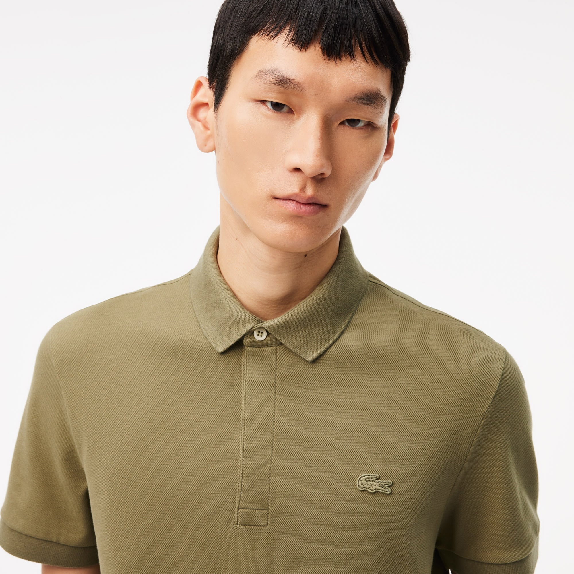 Erkek Regular Fit Haki Paris Polo
