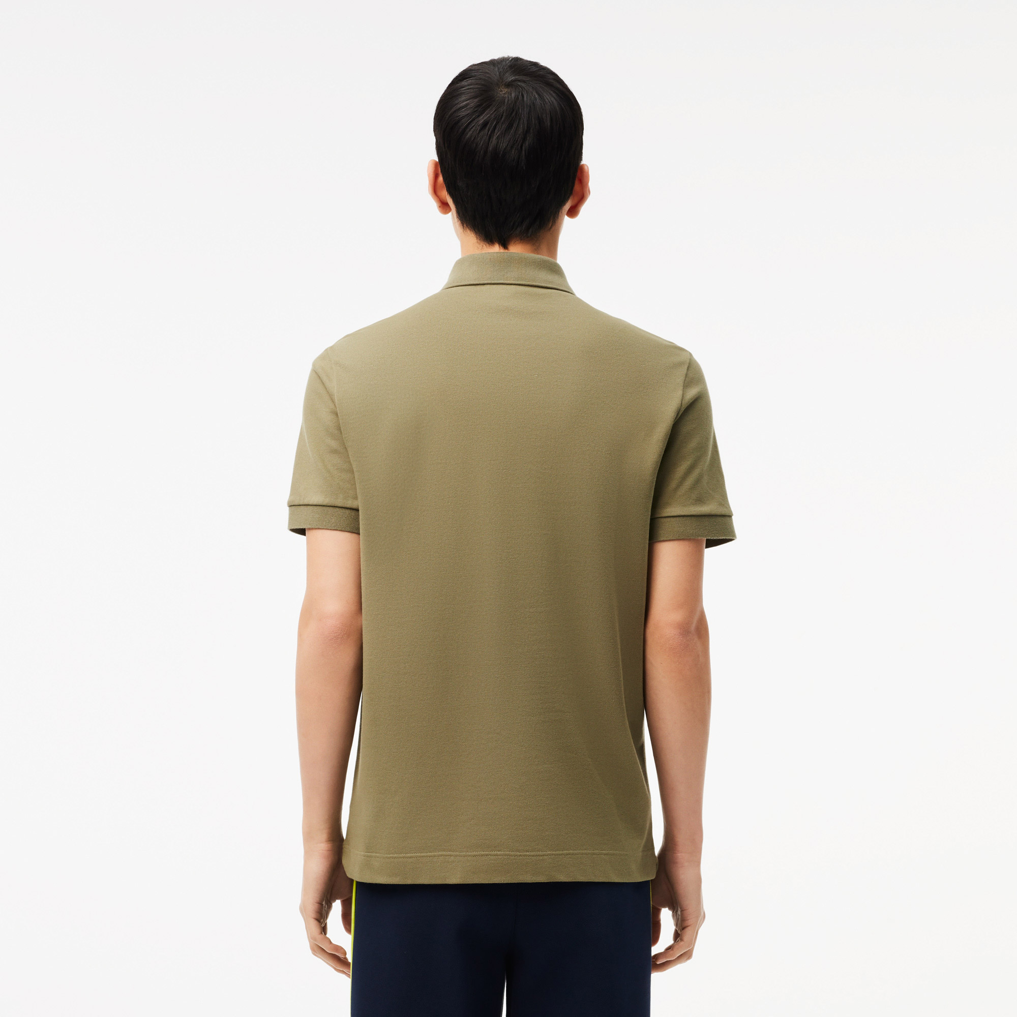 Lacoste Erkek Regular Fit Haki Paris Polo görsel 3
