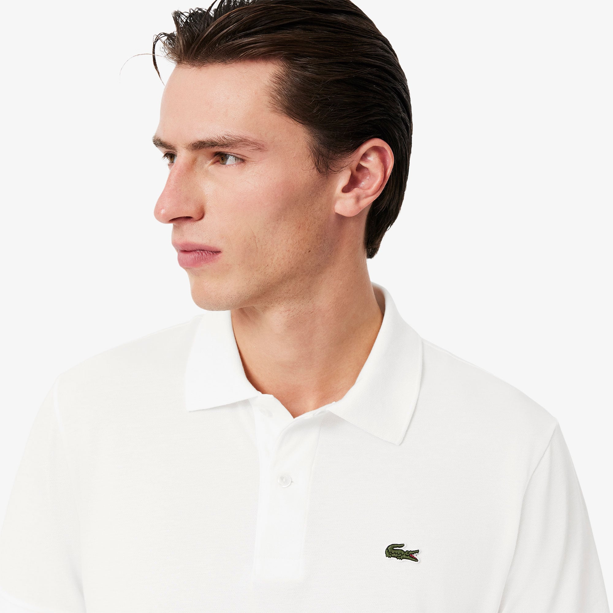 Lacoste L.12.12 Light Erkek Classic Fit Beyaz Polo görsel 2
