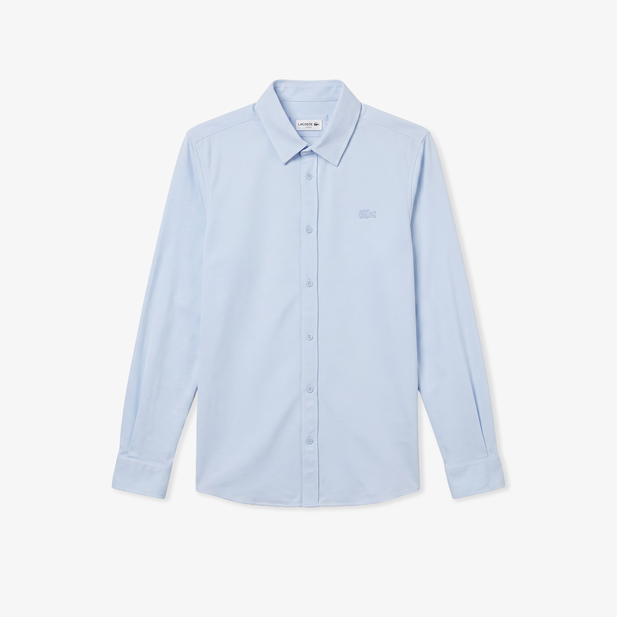Lacoste Erkek Slim Fit Açık Mavi Gömlek görsel 3