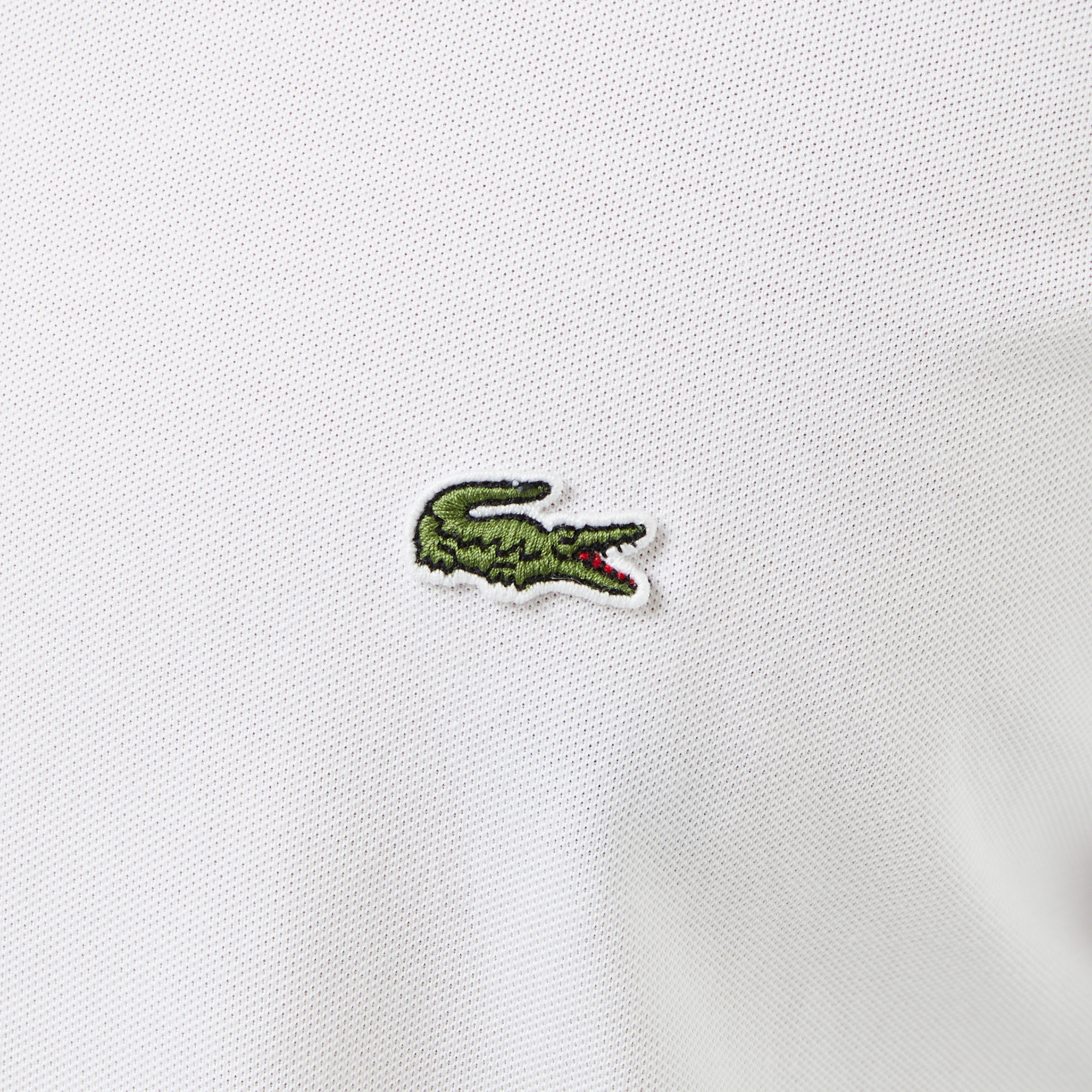 Lacoste Erkek Slim Fit Düğmeli Yaka Beyaz Gömlek görsel 5
