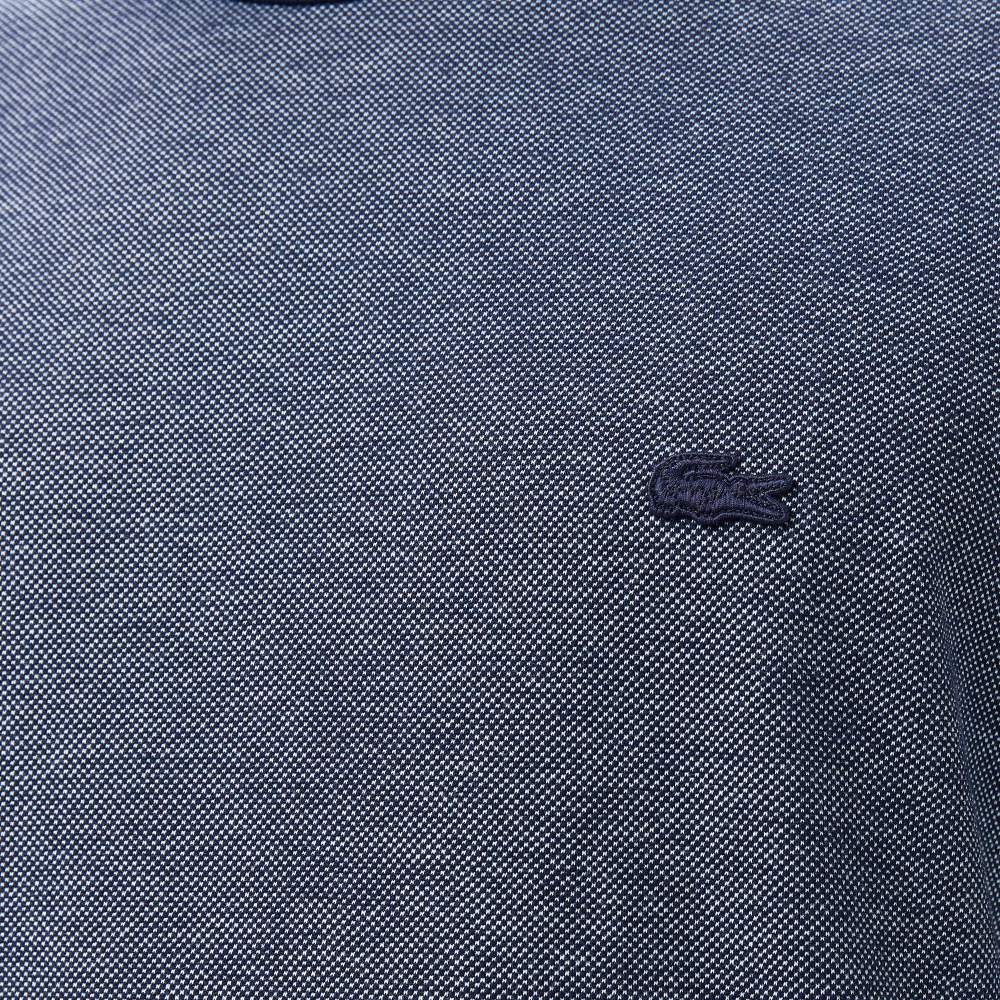 Erkek Oversize Fit Bisiklet Yaka Lacivert T-Shirt