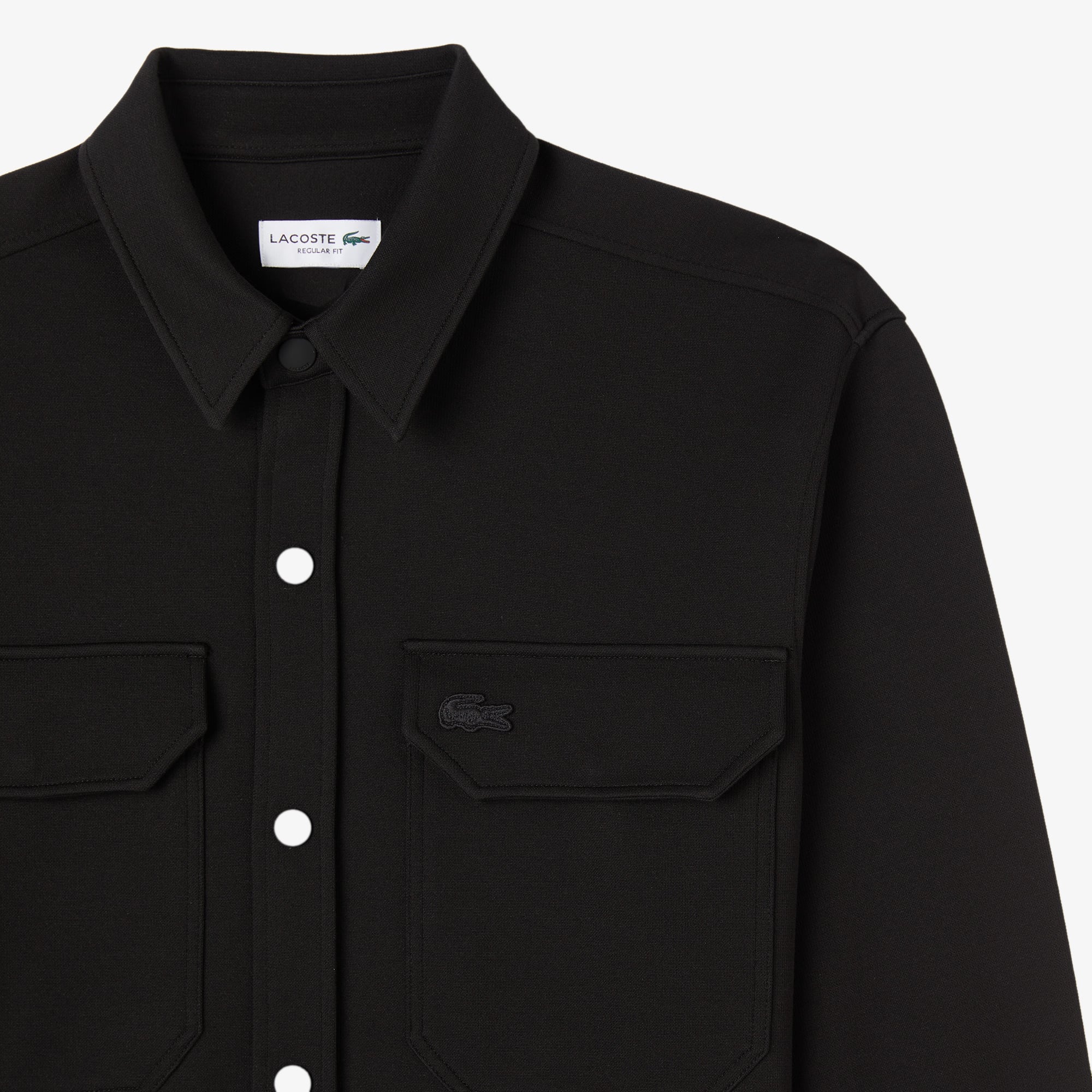 Lacoste Erkek Regular Fit Siyah Gömlek görsel 2