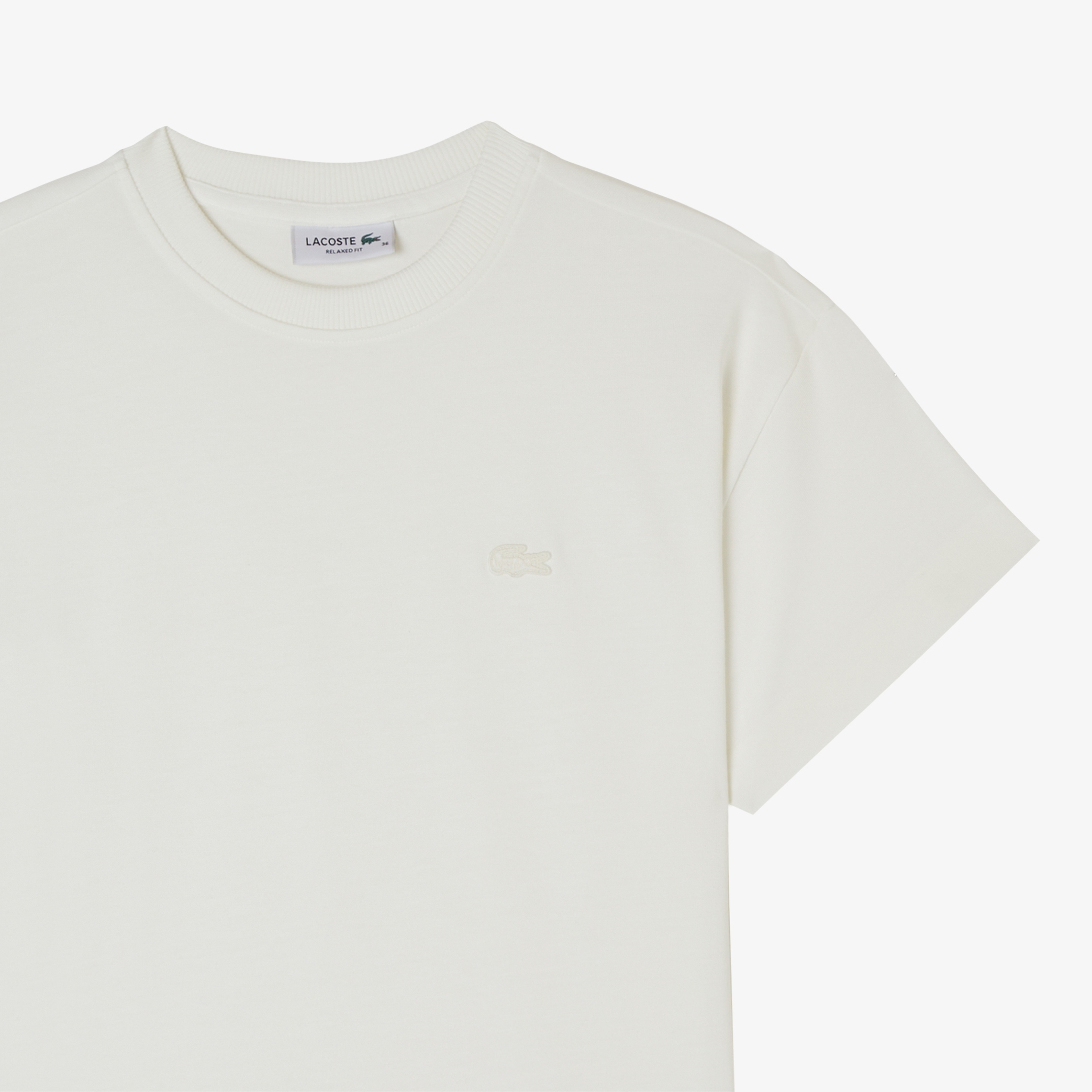 Kadın Loose Fit Bisiklet Yaka Beyaz T-Shirt Kadın Loose Fit Bisiklet Yaka Beyaz T-Shirt