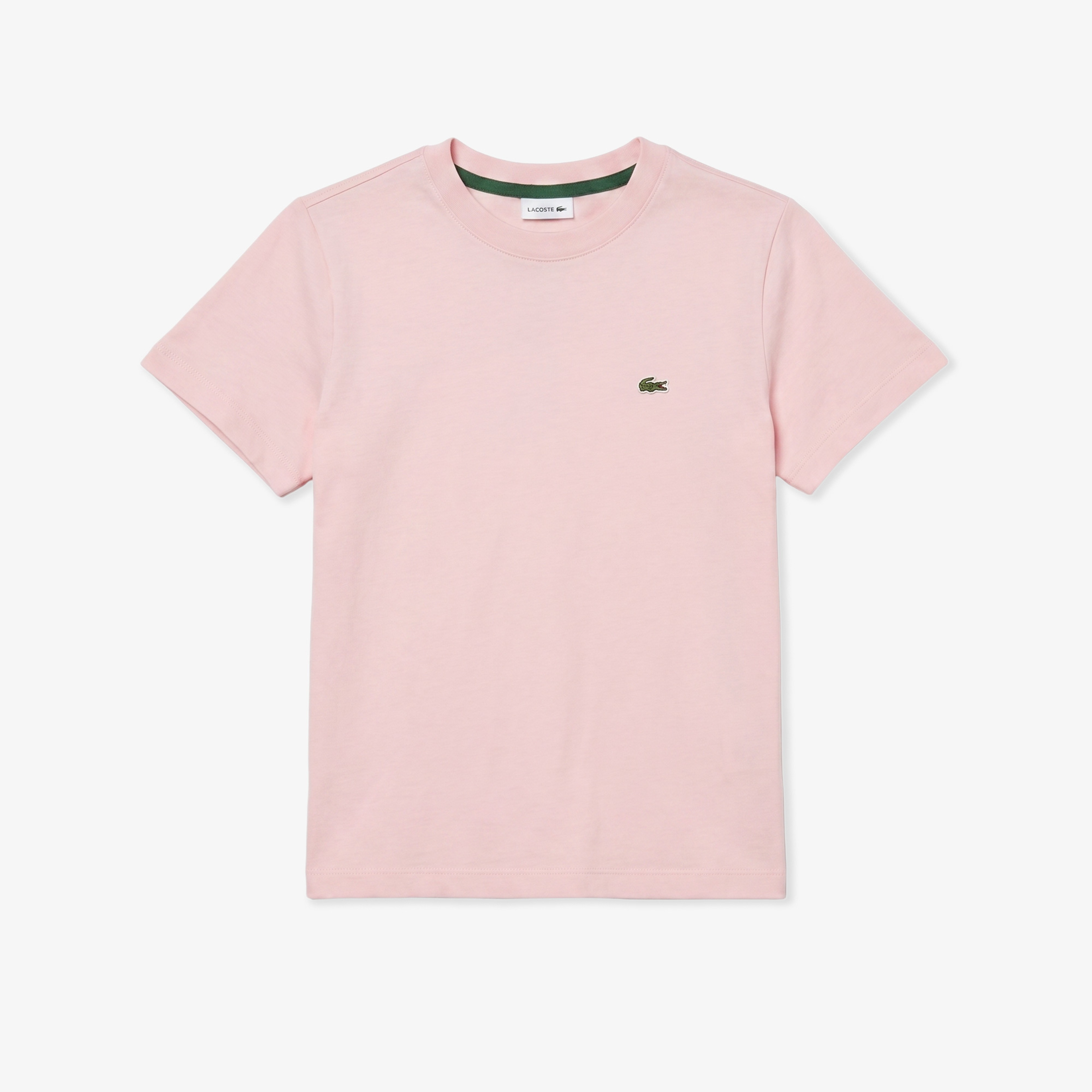 Çocuk Bisiklet Yaka Açık Pembe T-Shirt