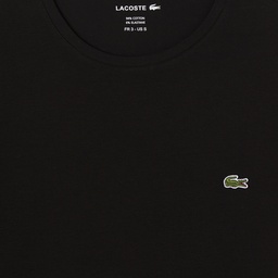 Erkek Slim Fit Bisiklet Yaka Siyah T-Shirt Siyah